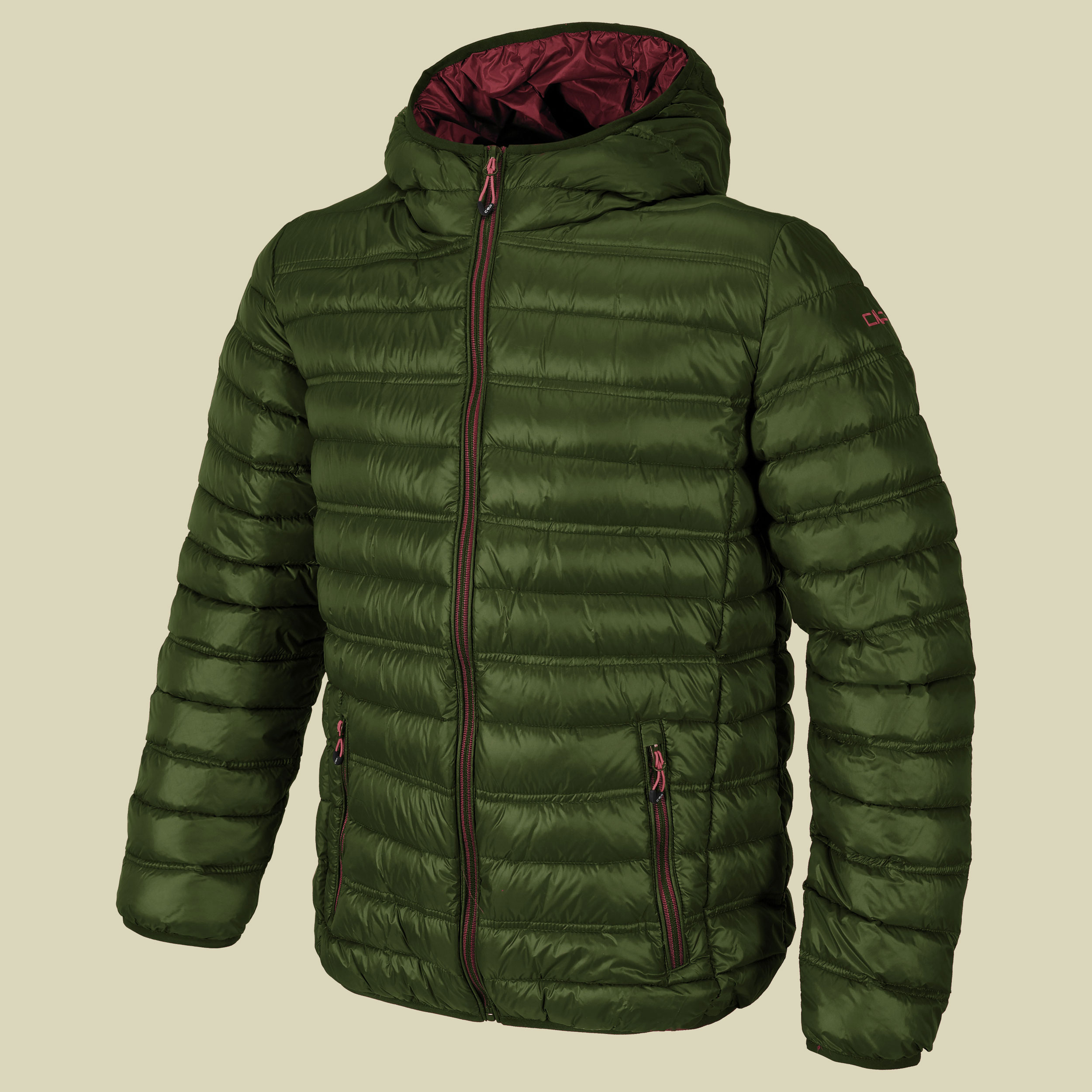 Man Fix Hood Jacket CMP 3Z14757 Größe 48 Farbe E117 garden - ketchup-nero-ketchup
