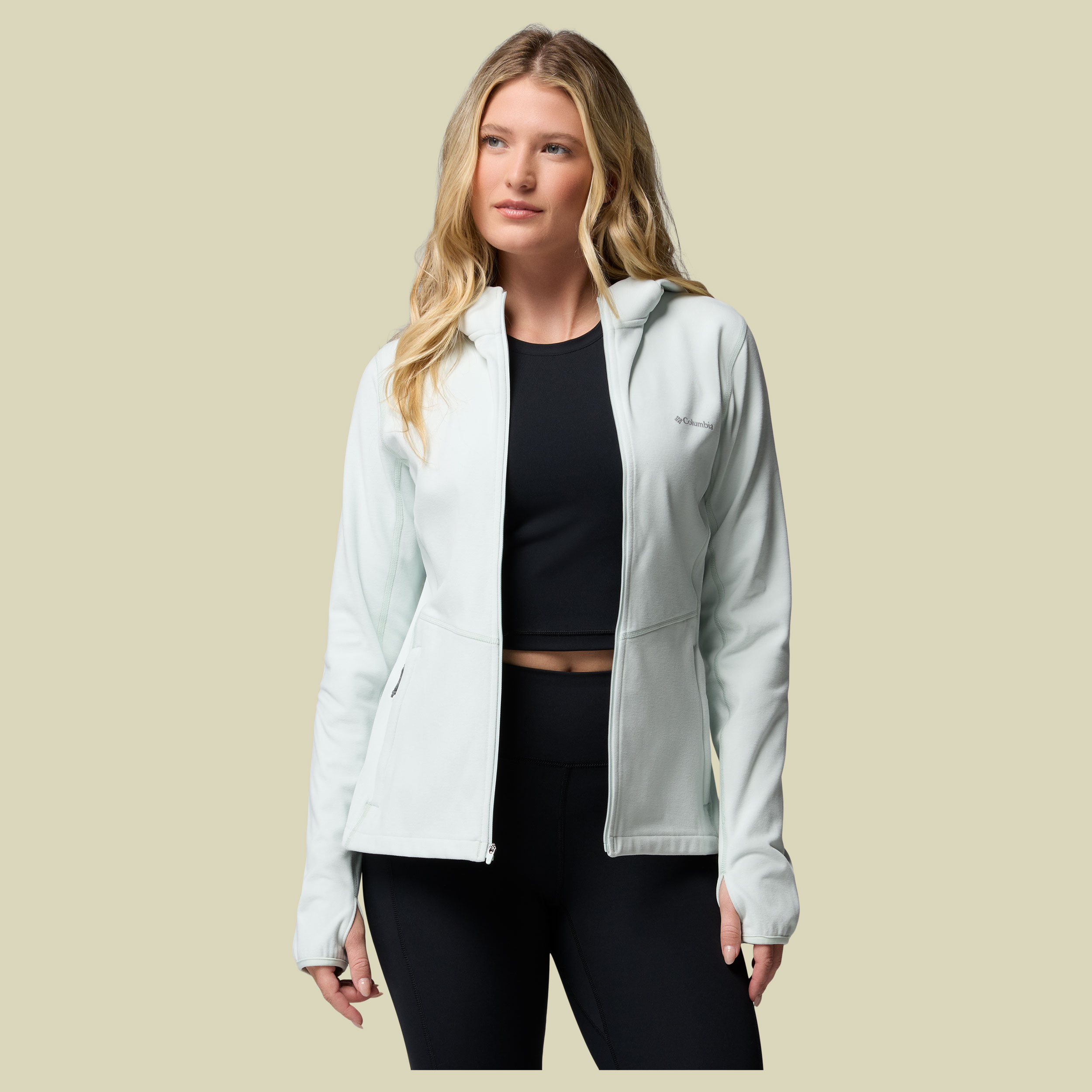 Star Valley Hooded Full Zip Women XL grün - tea light