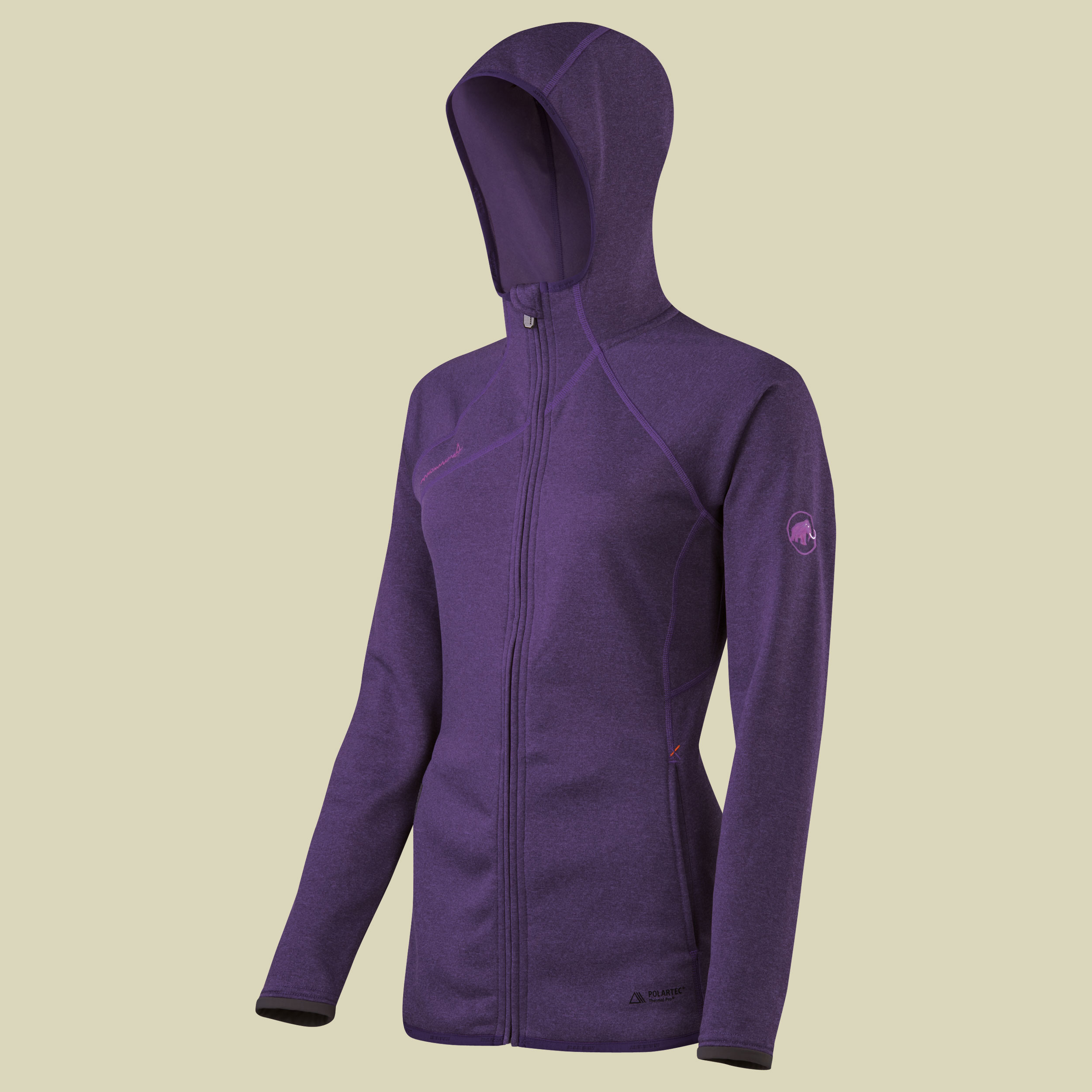 Get Away Hooded Jacket Women Größe XS Farbe artichoke melange