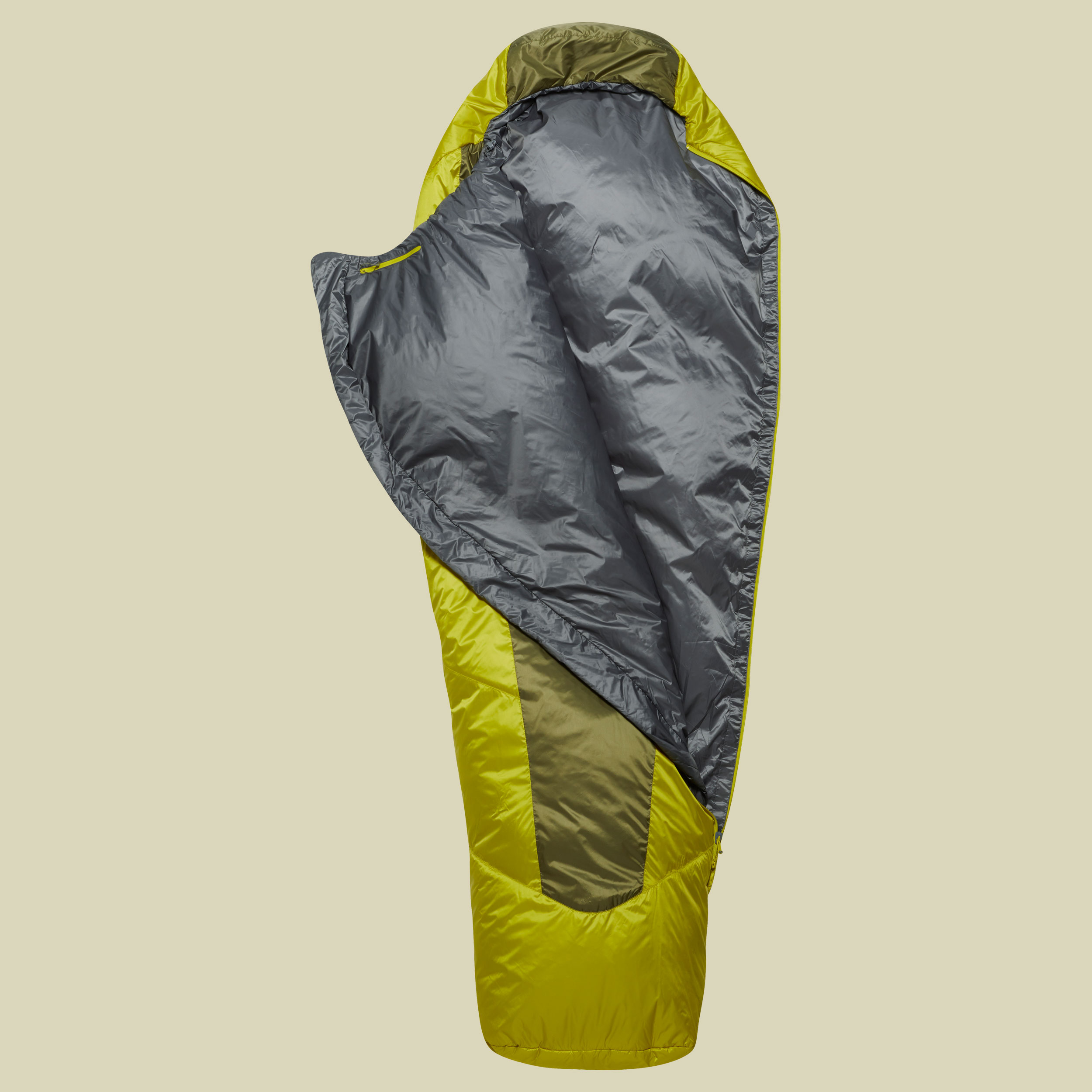 Solar Eco 0 bis Körpergröße: 185 cm Farbe: chlorite green, Reißverschluss links