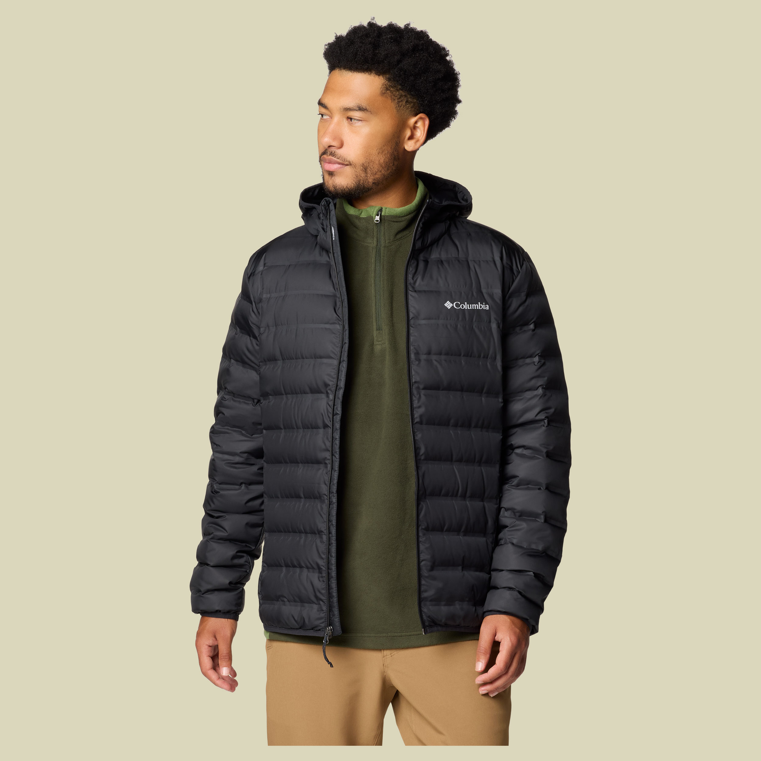 Lake 22 II Down Hooded Jacket Men XXL schwarz - black