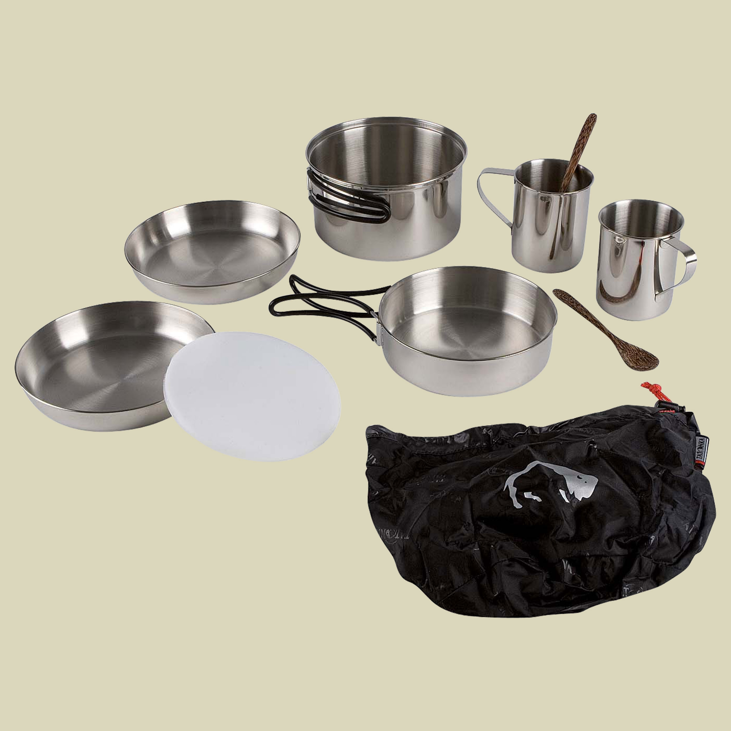 Picnic Set 16,5 x 13 cm Edelstahl