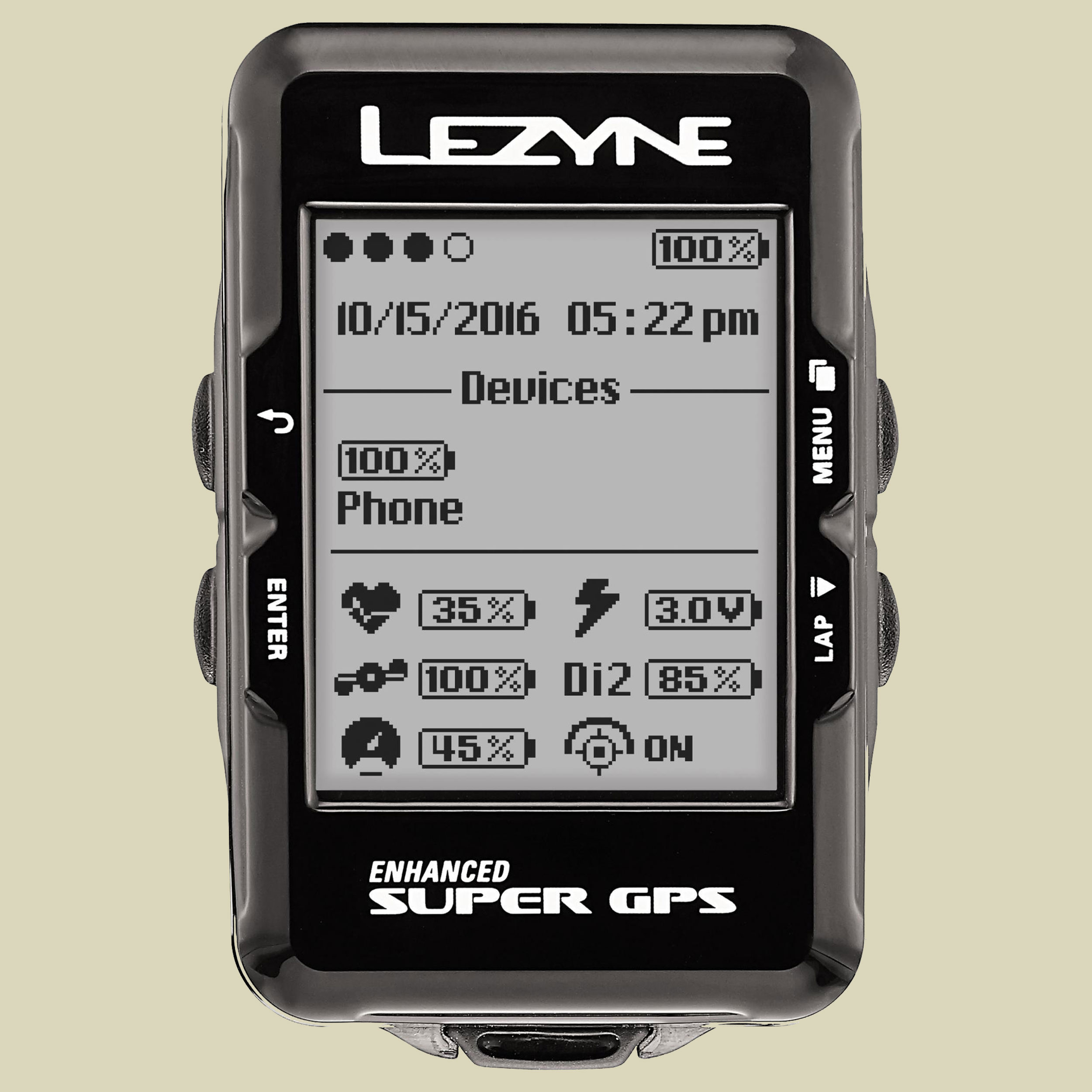 Super GPS Fahrrad GPS Computer Farbe schwarz