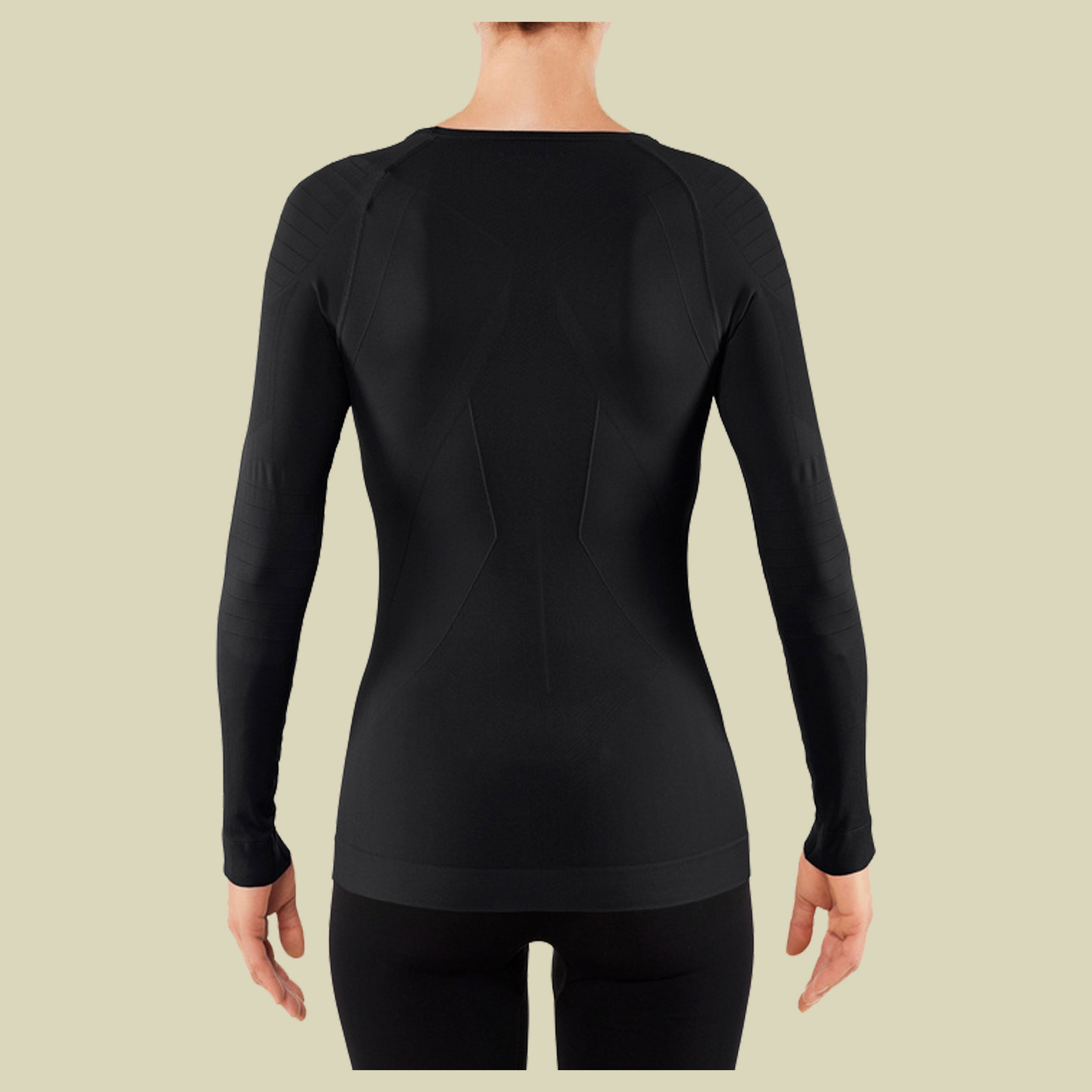 W Longsleeved Shirt Tight Fit Women Größe M Farbe black
