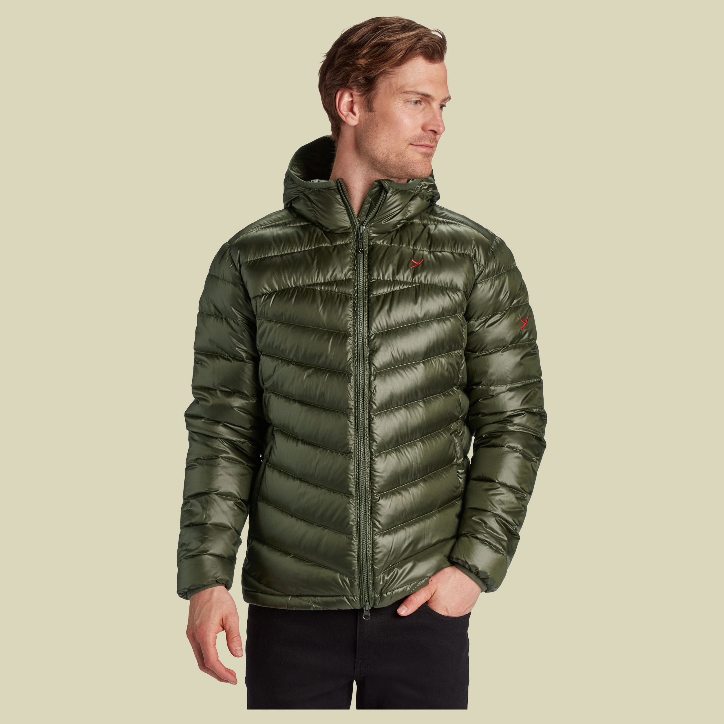 Payne Lightweight Down Jacket Men Größe XXL Farbe dark moss