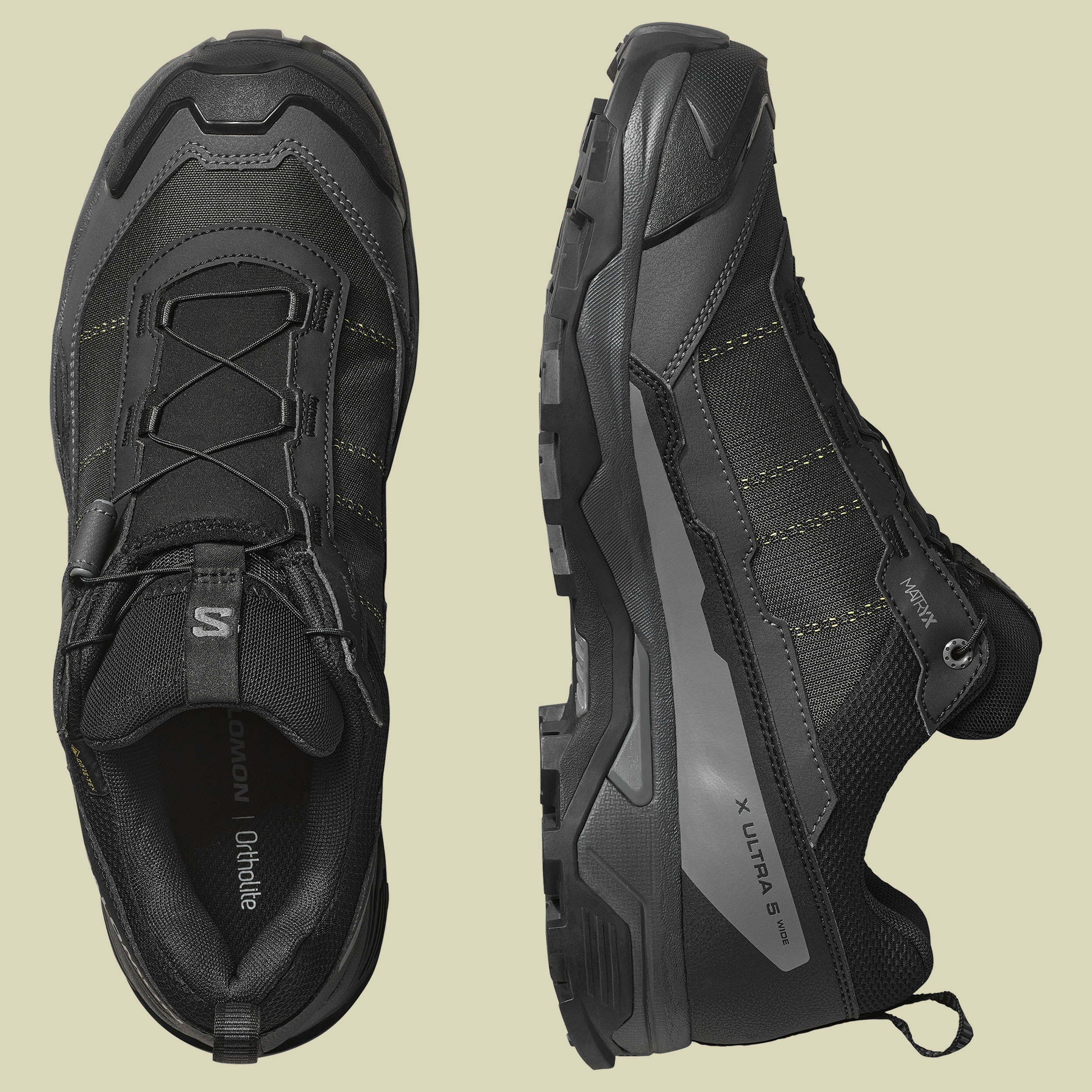 X Ultra 5 Wide GTX Men UK 10,5 schwarz - Farbe black/asphalt/castlerock