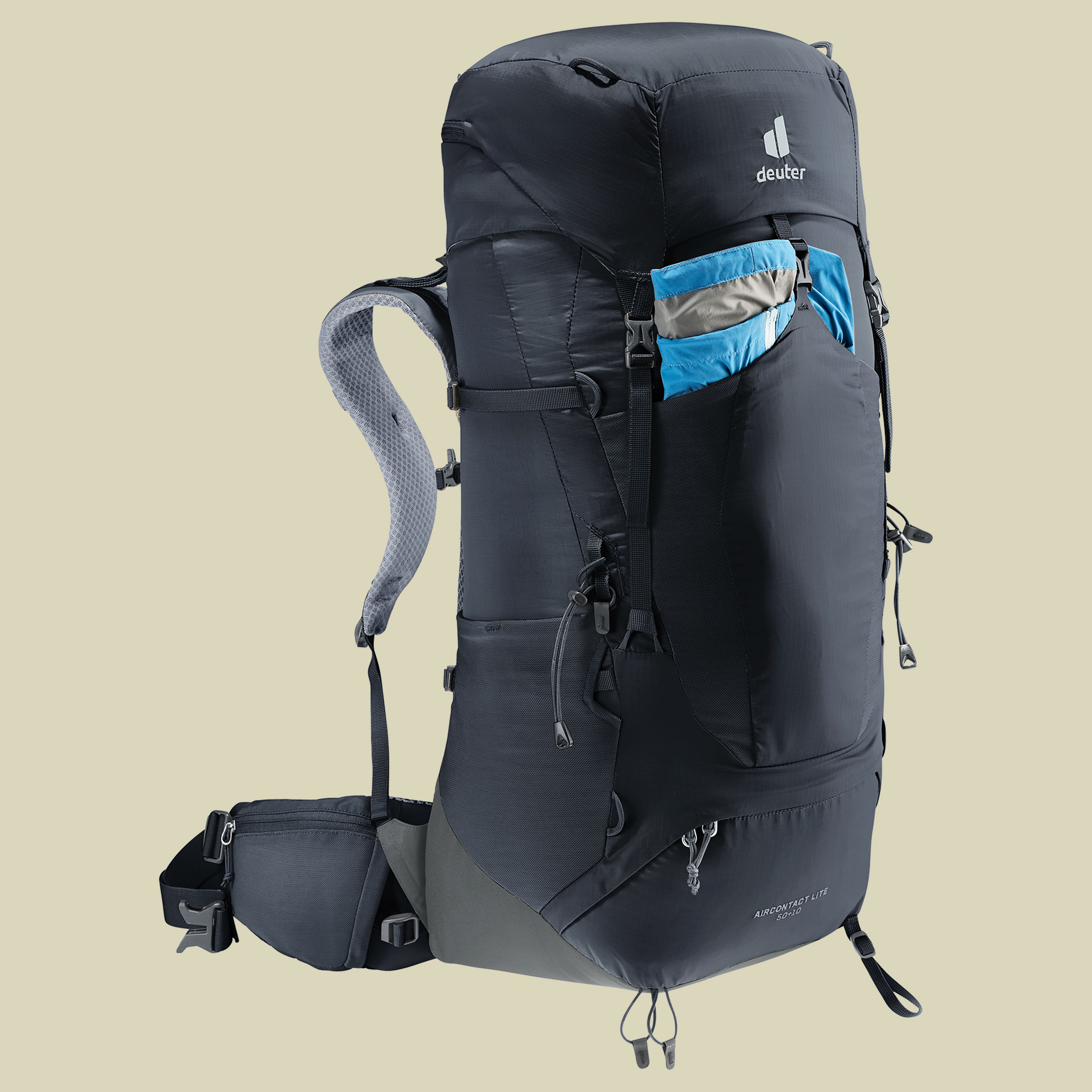 Aircontact Lite 50 + 10 schwarz 50 L + 10 l - black-graphite