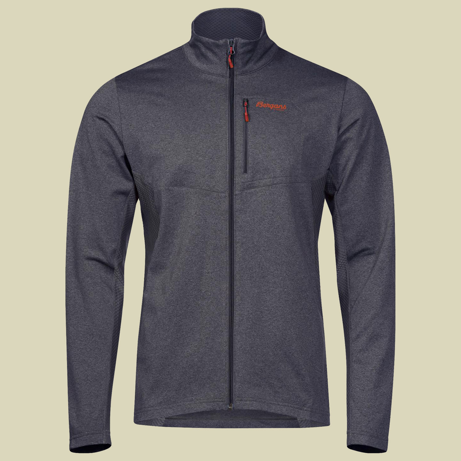 Floyen Fleece Jacket Men Größe M Farbe solid dark grey/lava