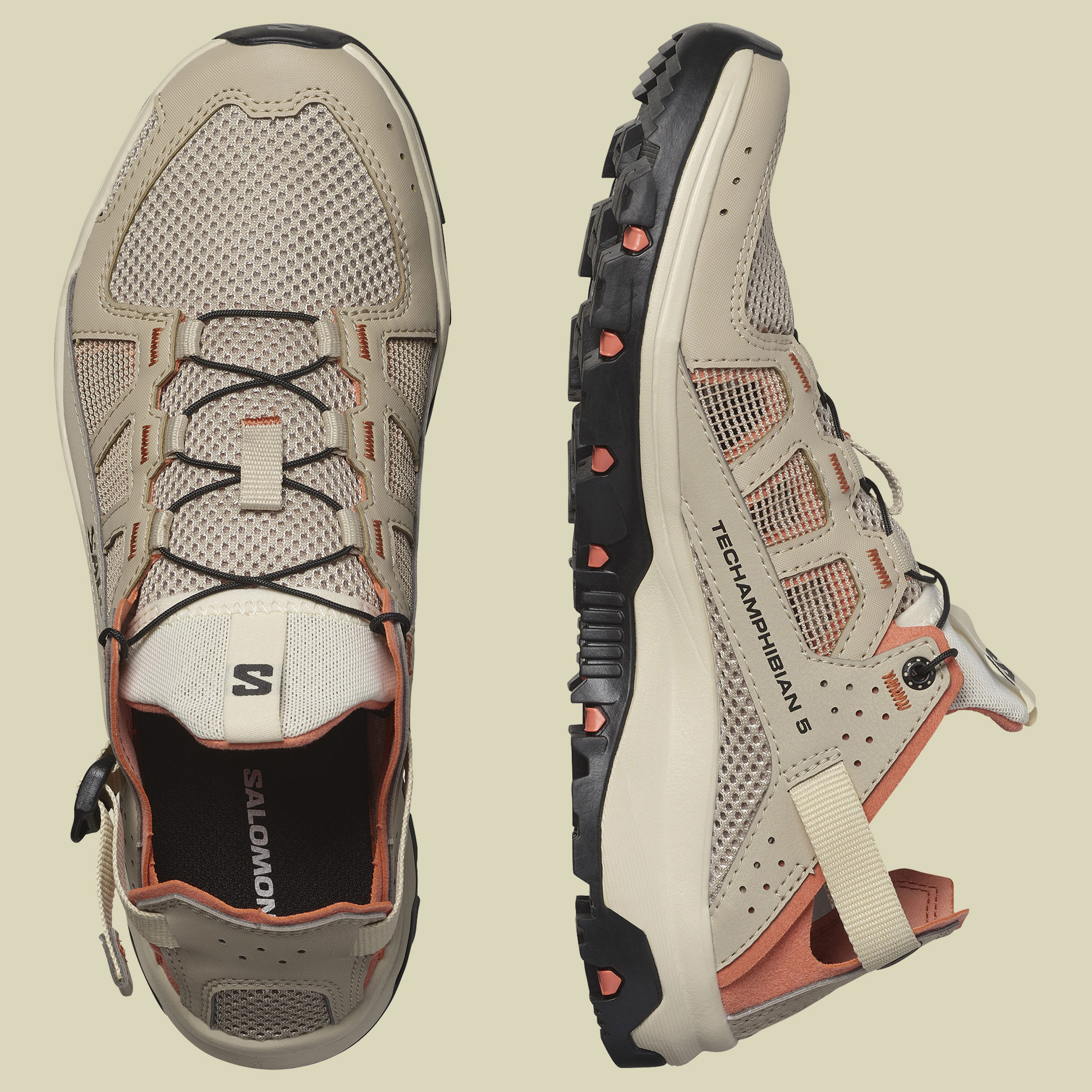 Techamphibian 5 Women beige UK 7 - white pepper/bleached sand/living coral