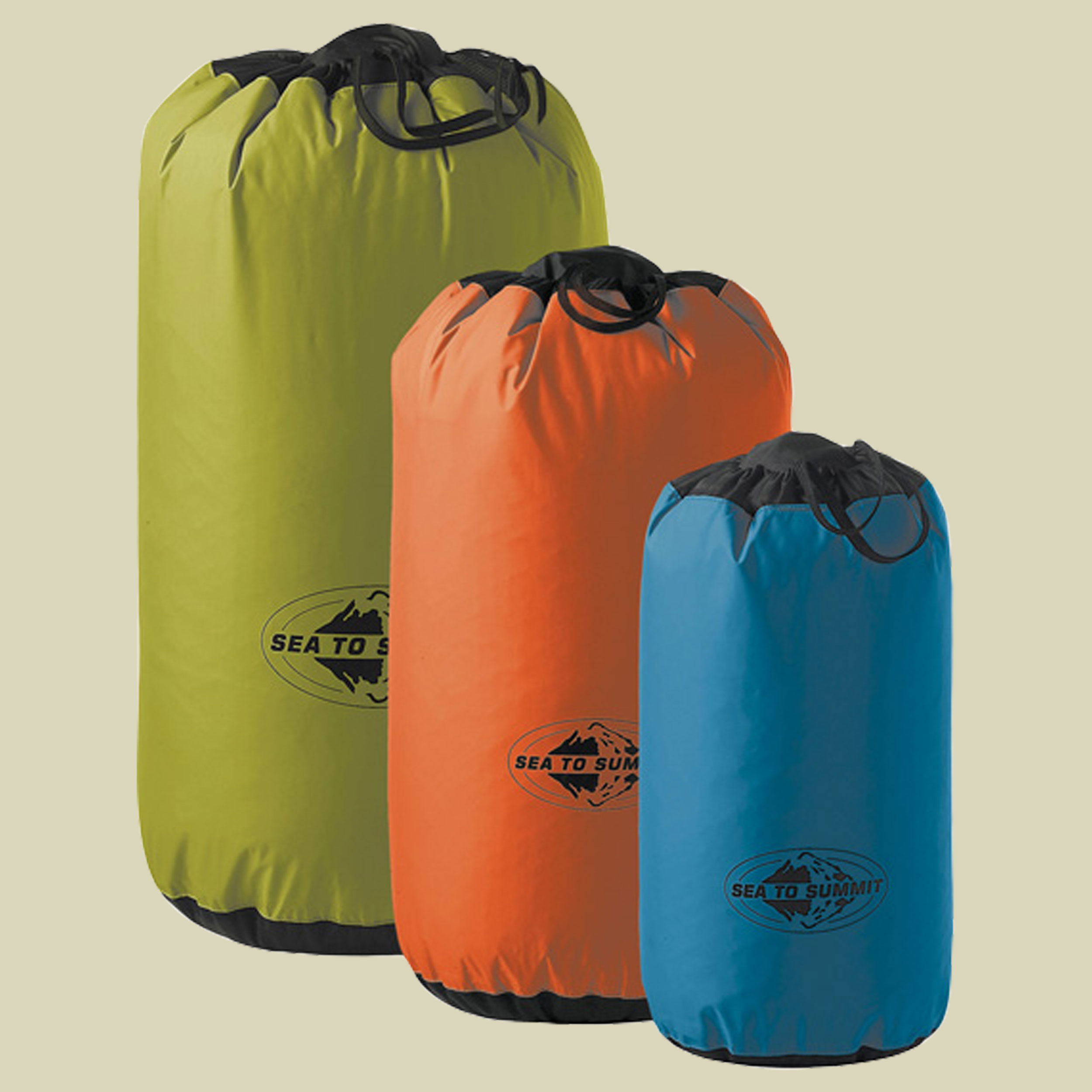 Nylon Stuff Sack Volumen (M) 9 Farbe green