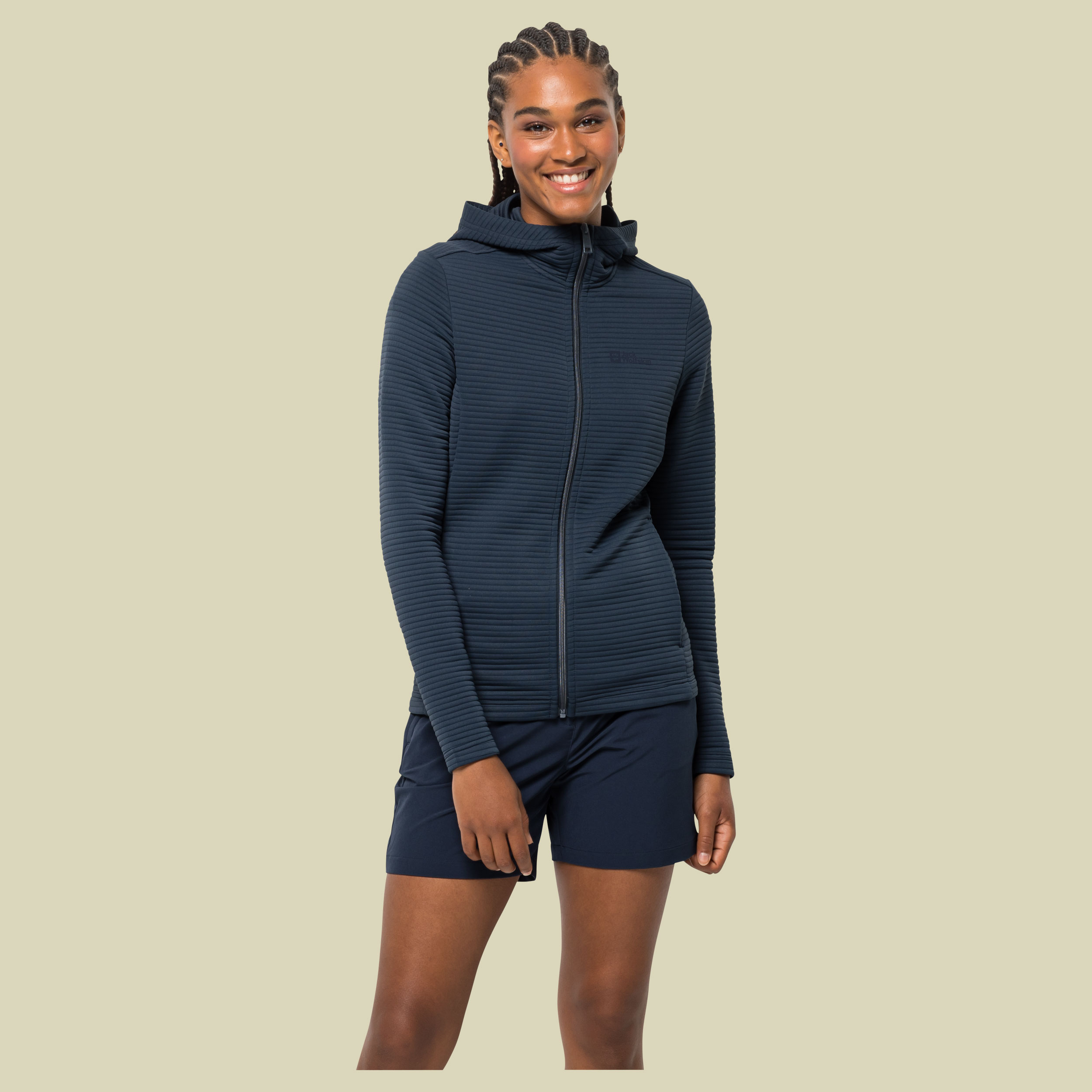 Modesto Hooded Jacket Women Größe XL Farbe night blue