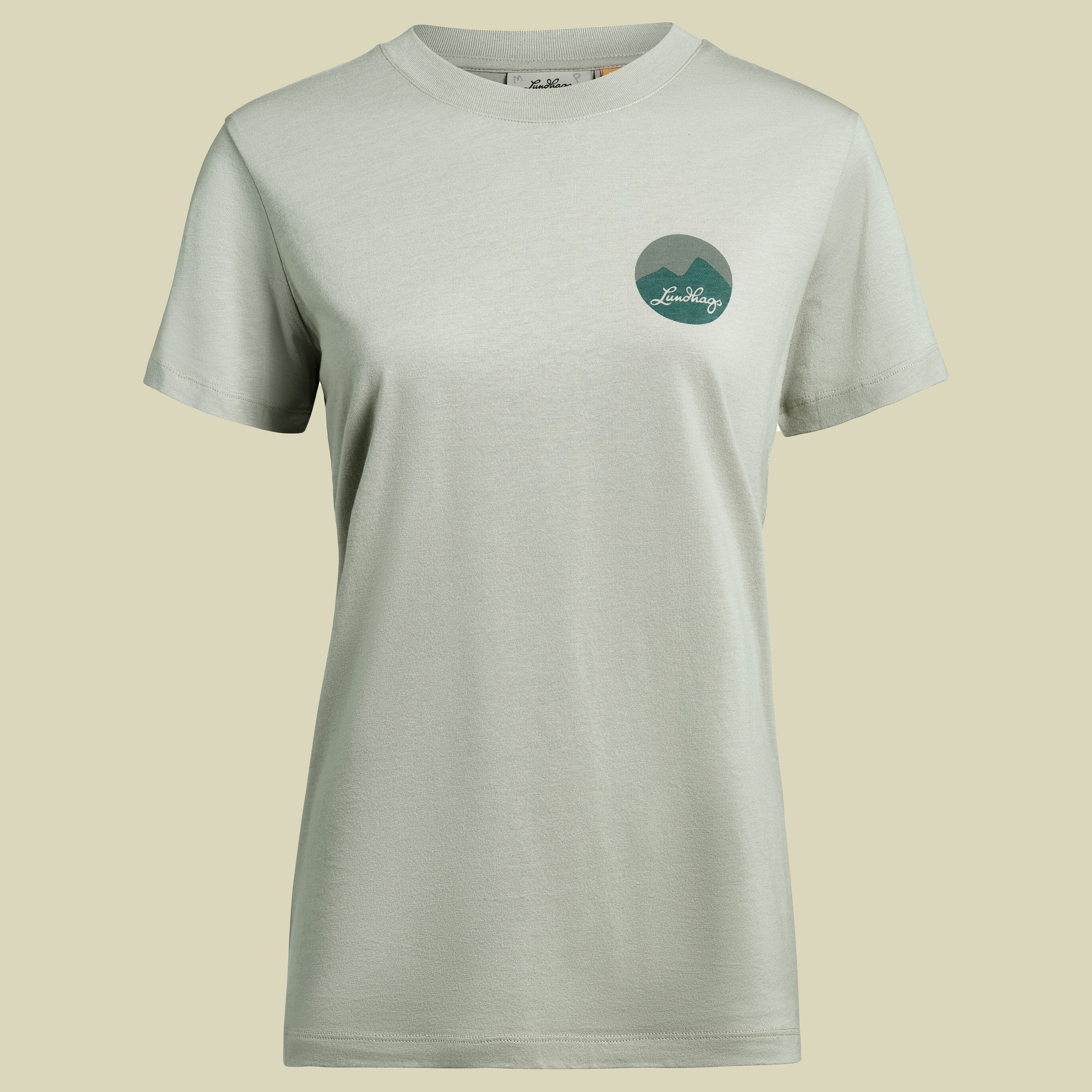 Järpen Printed T-Shirt Women S grau - mossgrey