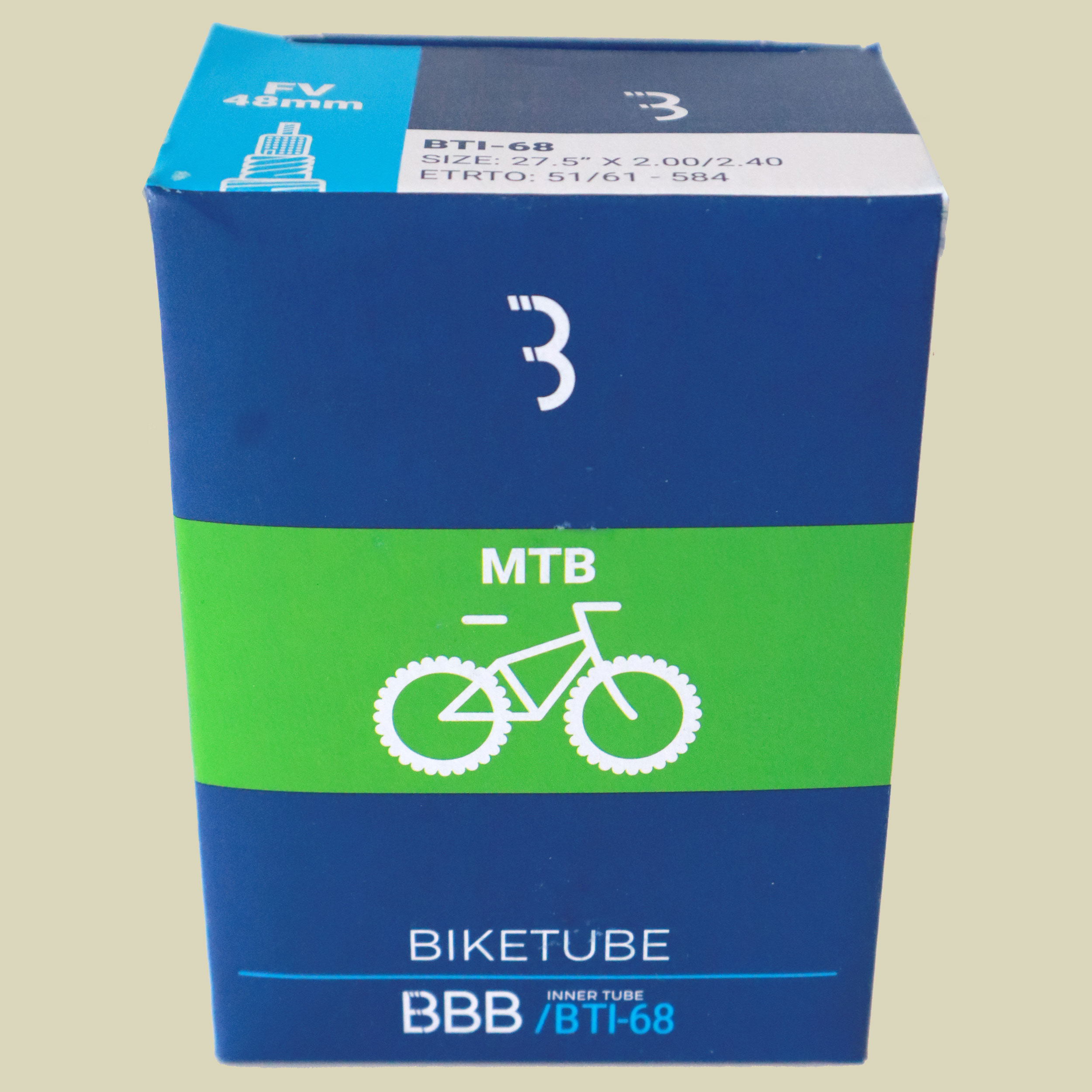 BTI-68 BikeTube 27,5  FV48 27.5" x 2.10/2.35
