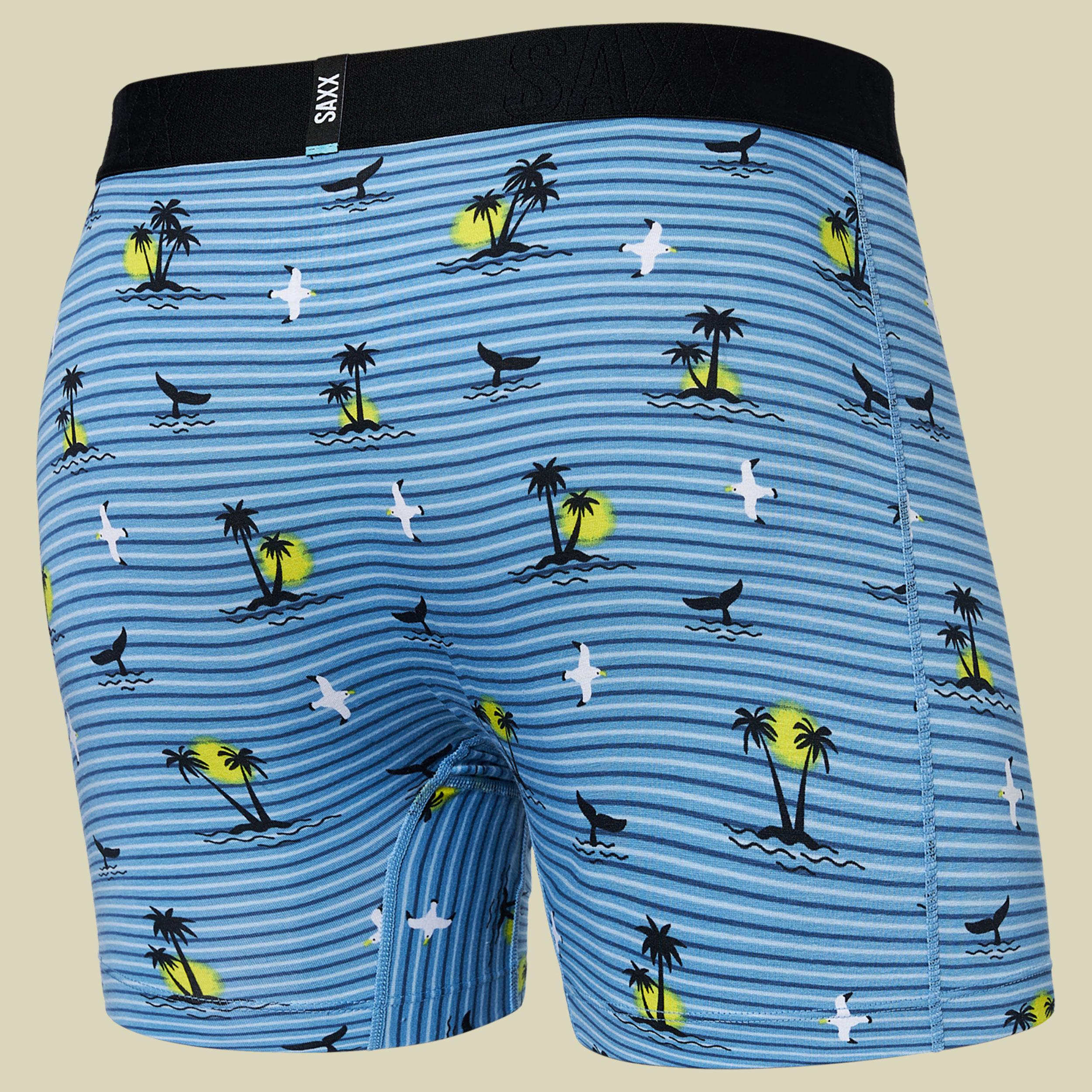 Droptemp Cooling Cotton Boxer Brief Fly blau S - offshore breeze