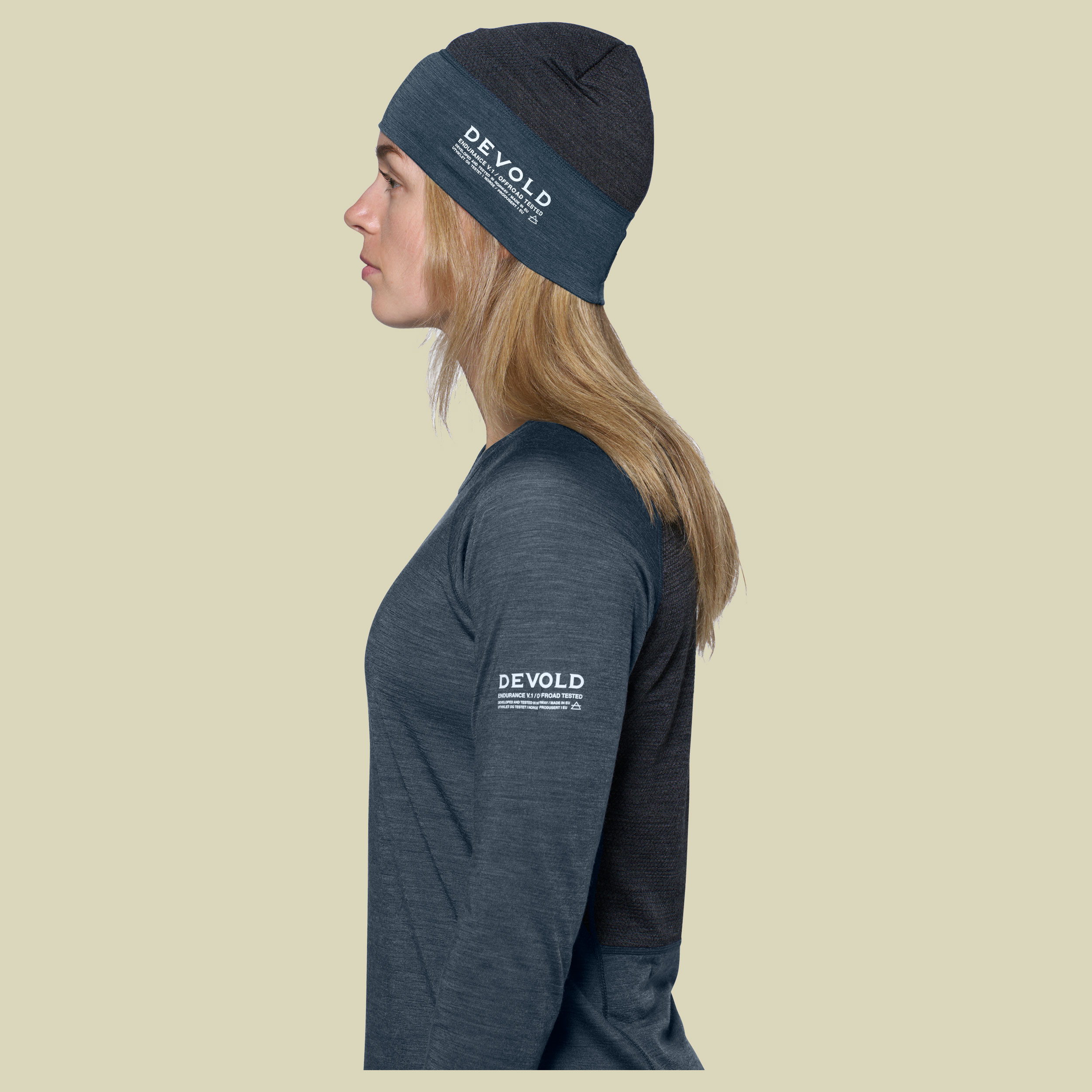 Endurance Merino Light Beanie one size blau - Farbe night
