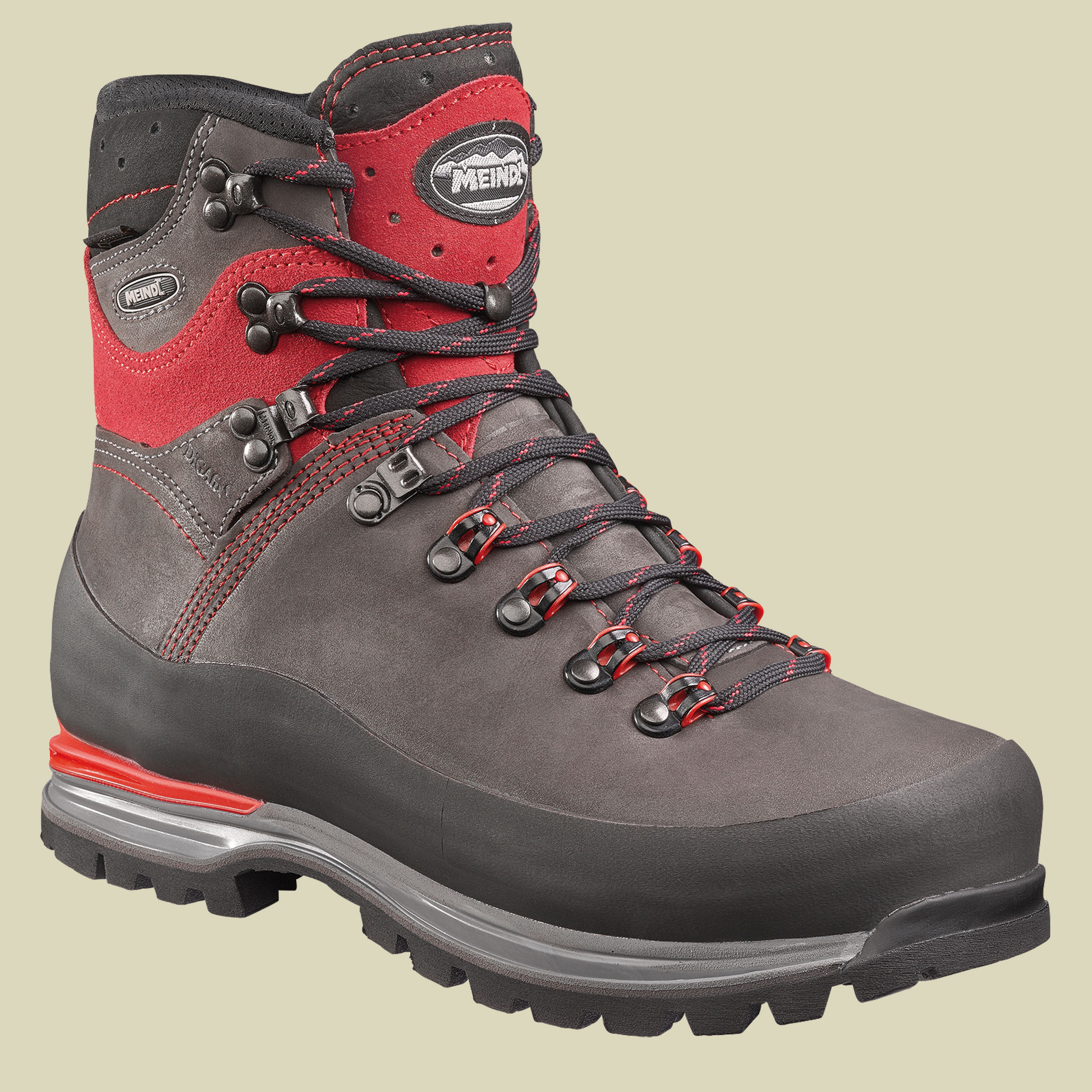 Island MFS Alpin Men Größe UK 8 Farbe anthrazit/rot