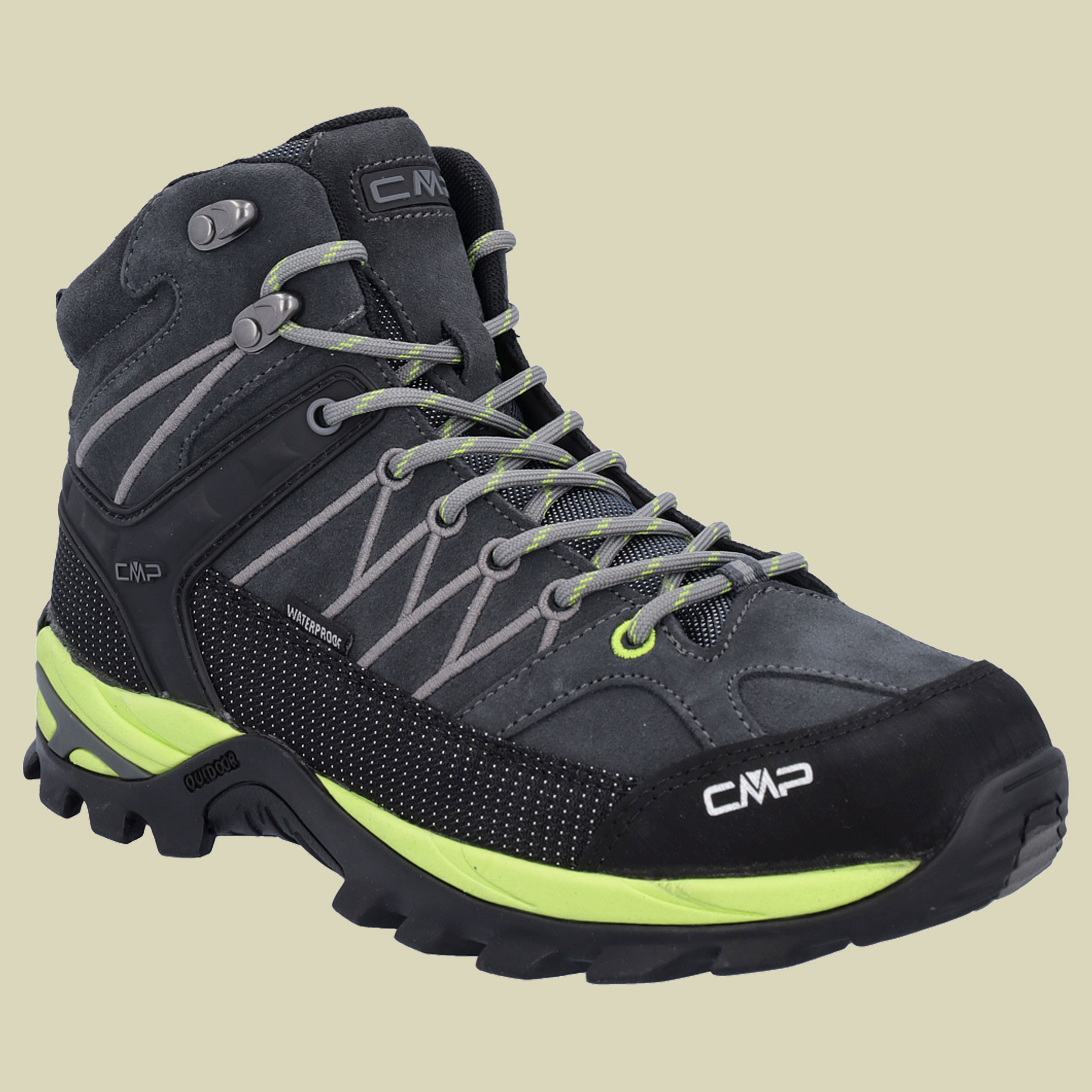 Rigel Mid Trekking Shoes WP Men Größe 42 Farbe 72UN anthracite-limegreen