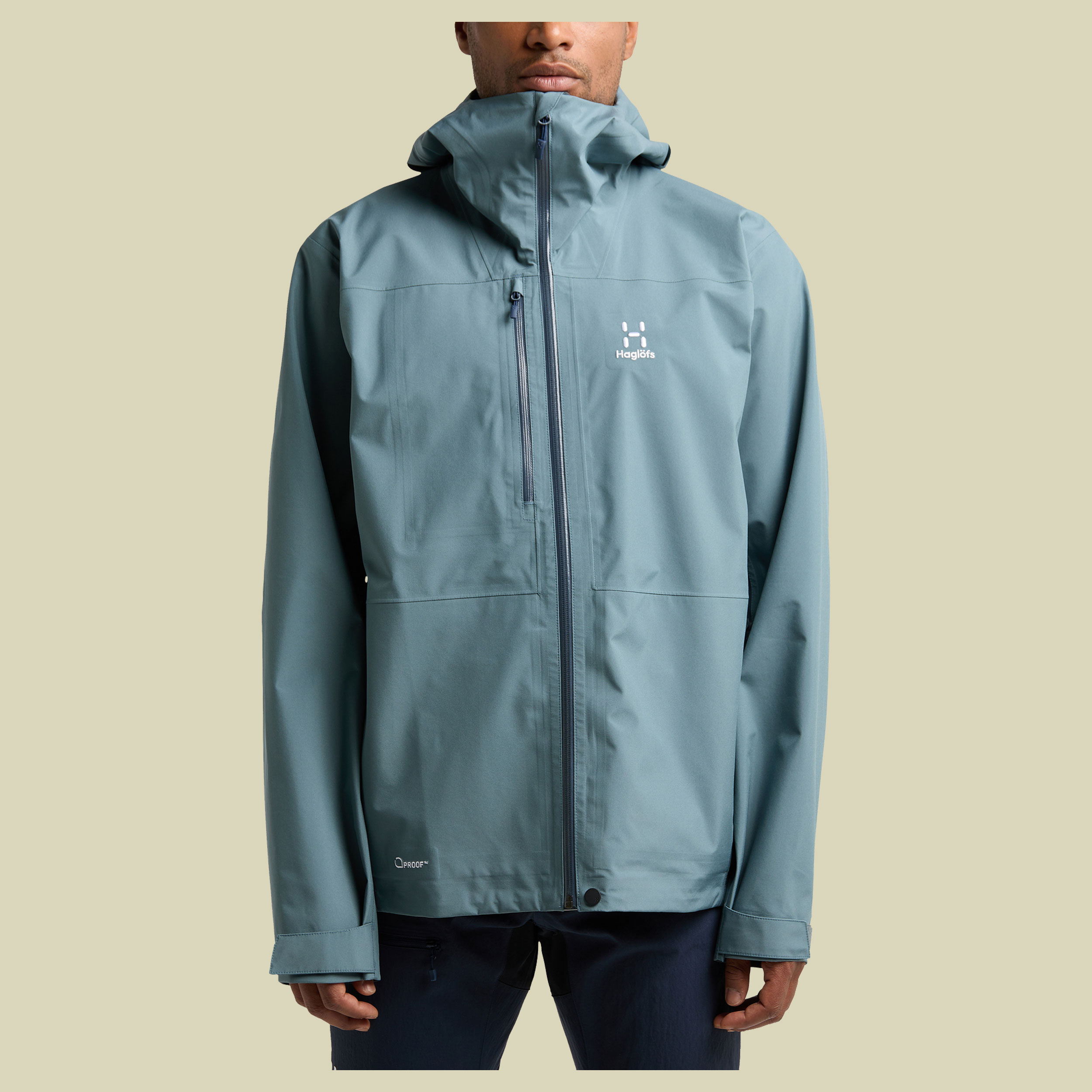 Front Proof Jacket Men Größe M  Farbe steel blue