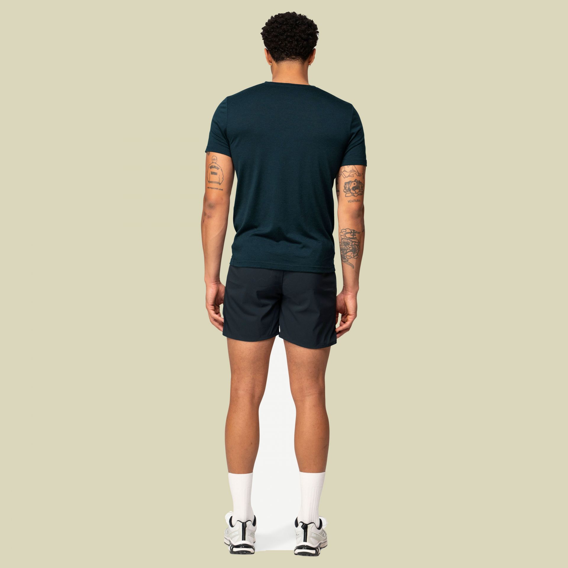 Classic Script Tee Man S schwarz - ink