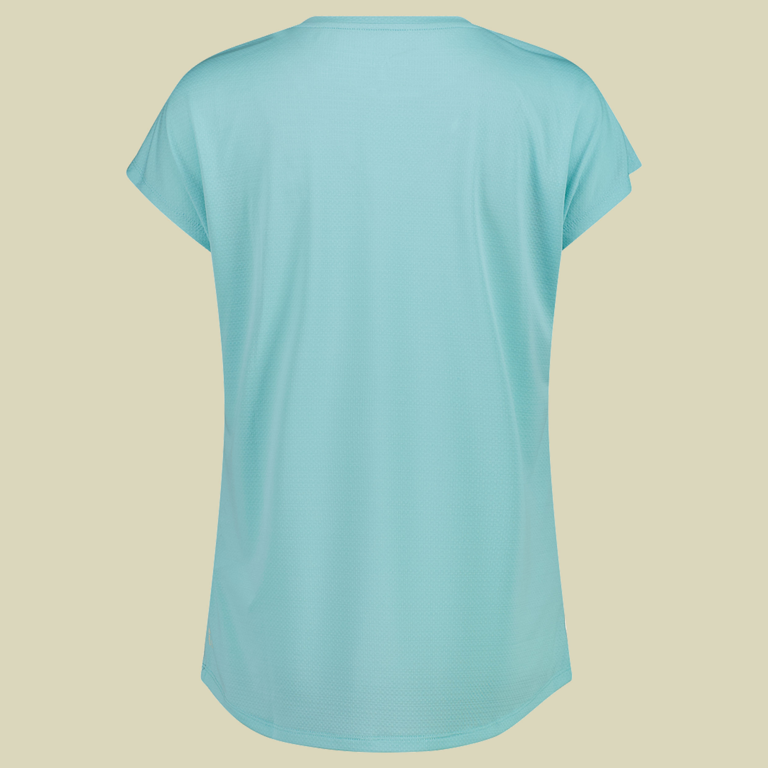 Woman T-Shirt Jacquard Jersey 35N5586 46 blau2 - Farbe lagoon