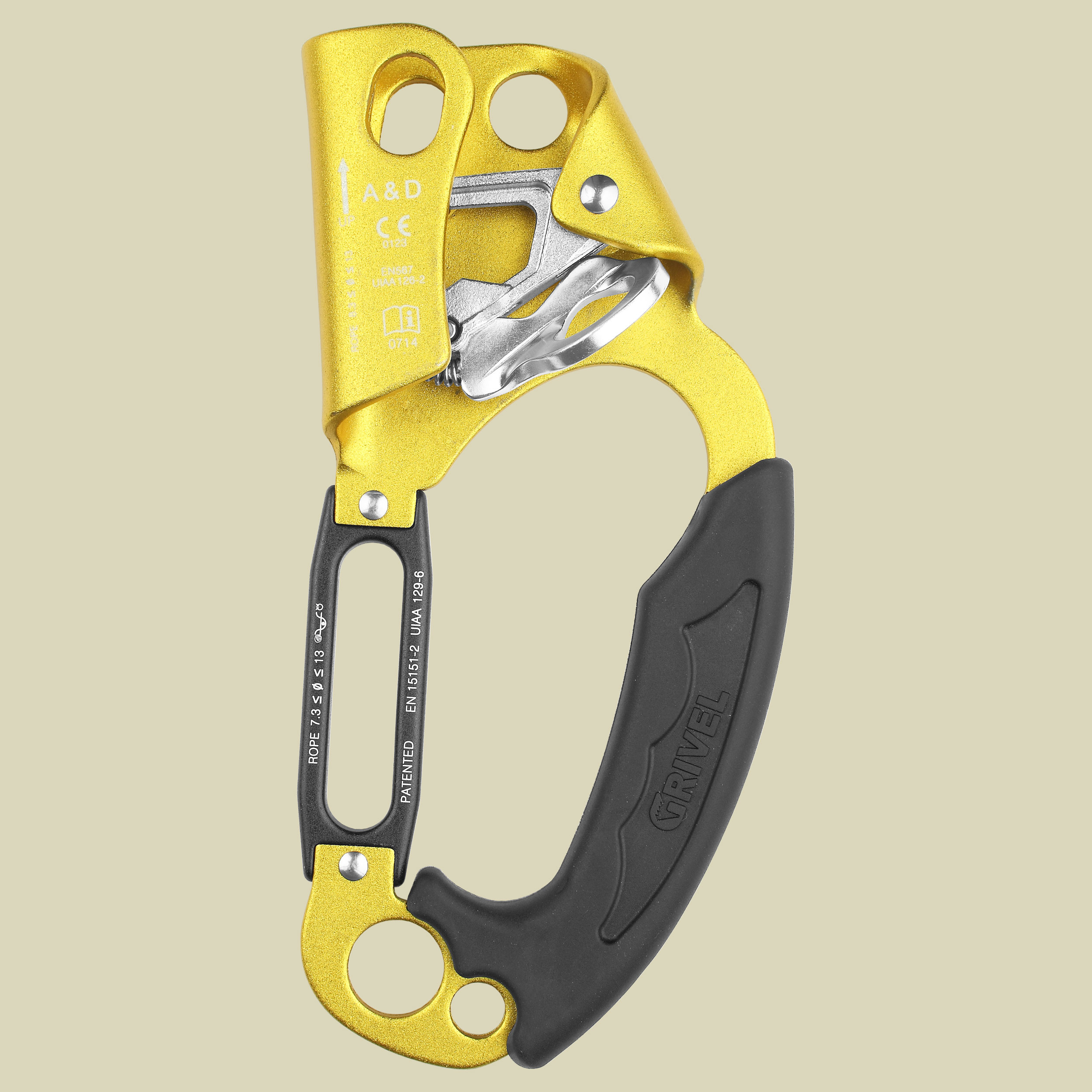 A&D Ascender Descender Farbe gelb