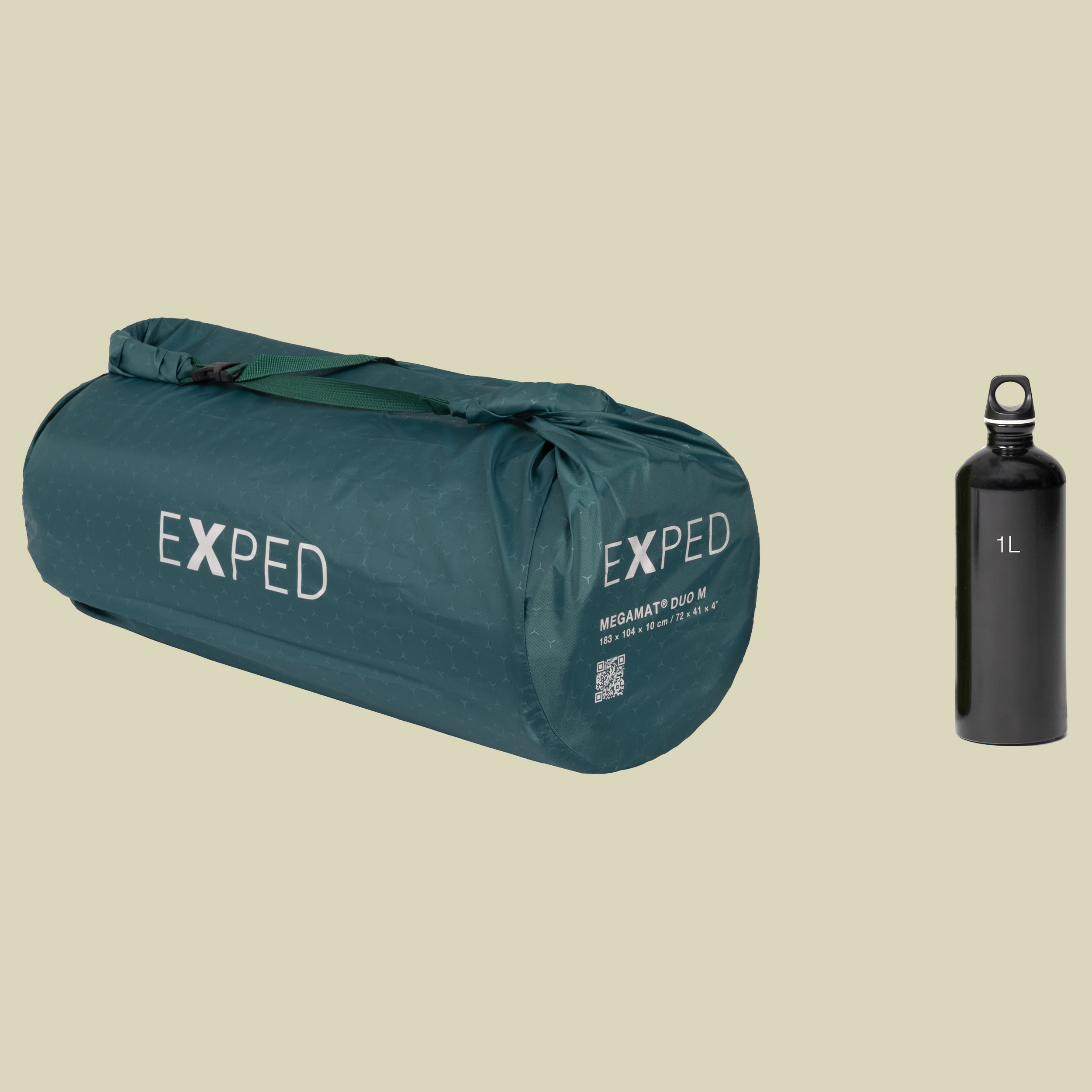 MegaMat Duo 197 x 132 cm (LW+) grün - cypress