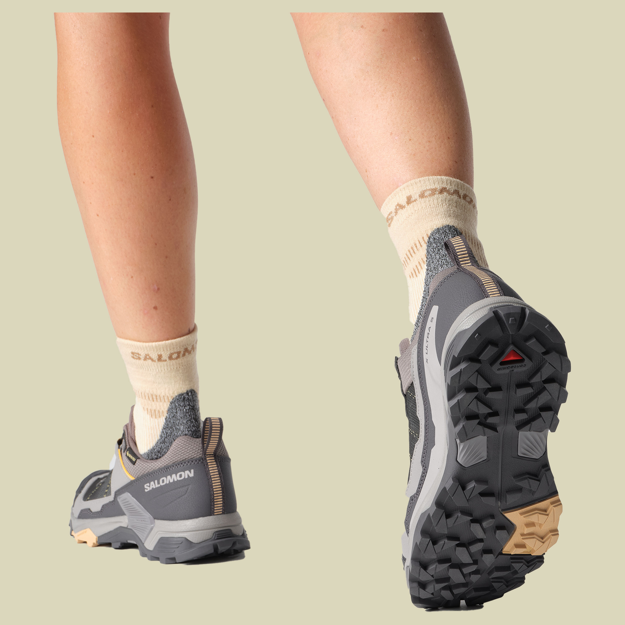 X Ultra 5 GTX Women UK 5 grau - Farbe plum kitten/nine iron/soft clay