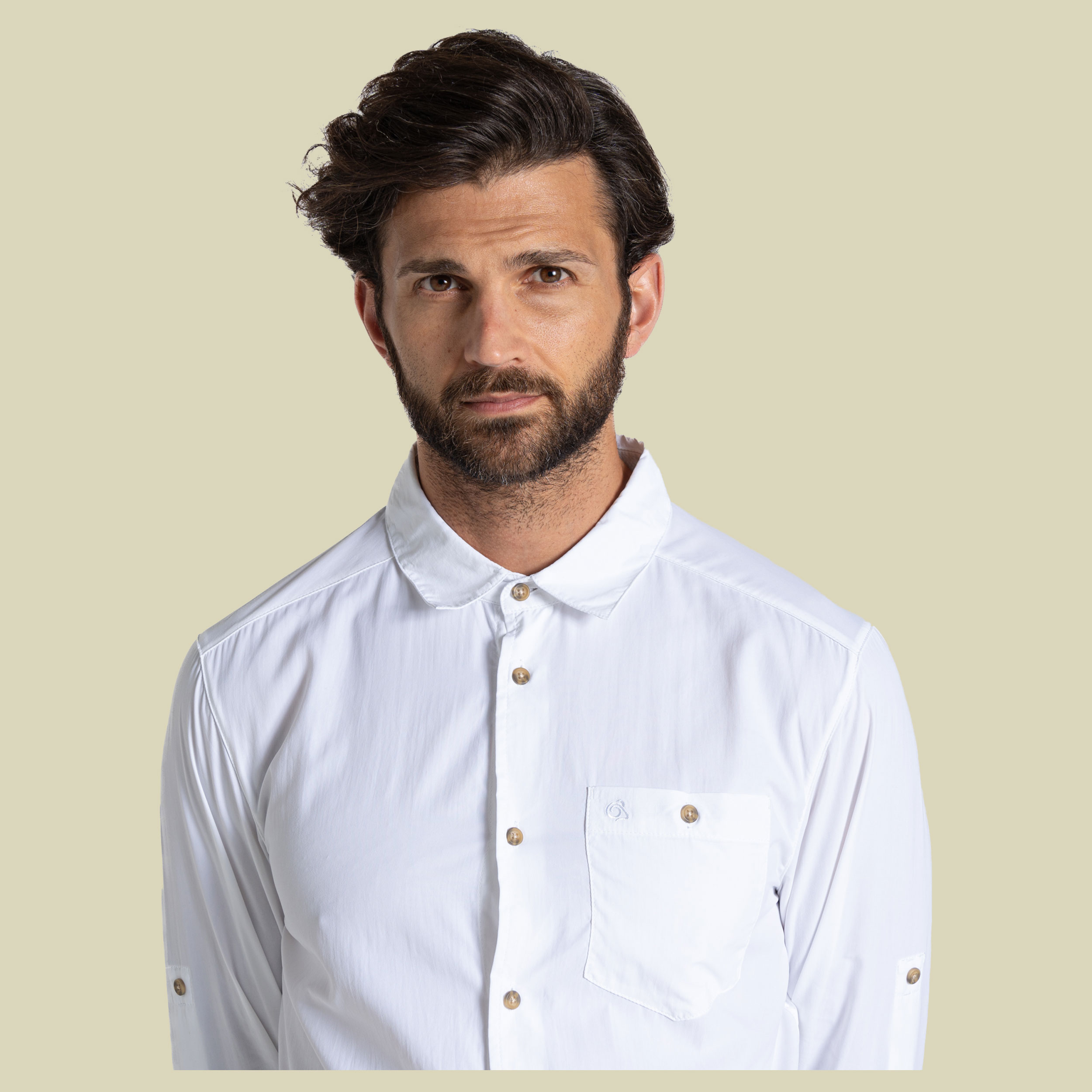 NosiLife Nuoro Long Sleeved Shirt II Men M weiß - white