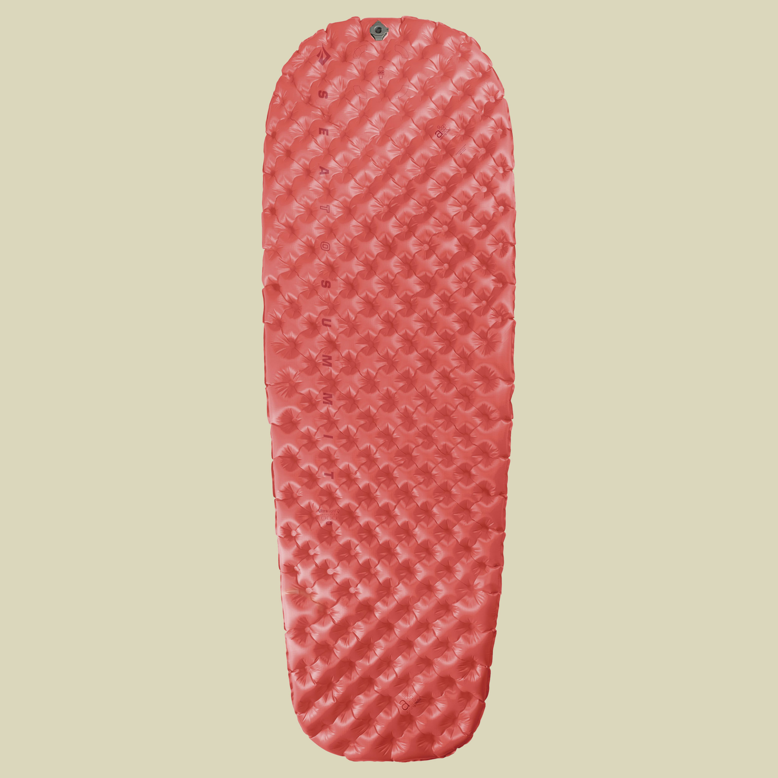 UltraLight Insulated Mat Women Liegefläche 168 x 55 cm Farbe paprika