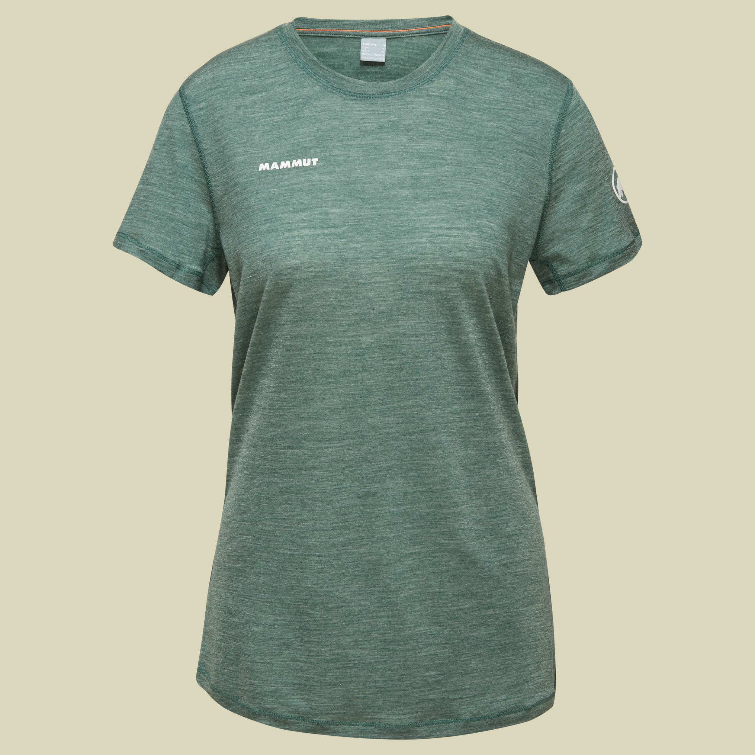 Tree Wool FL T-Shirt Women XL grün - dark jade melange