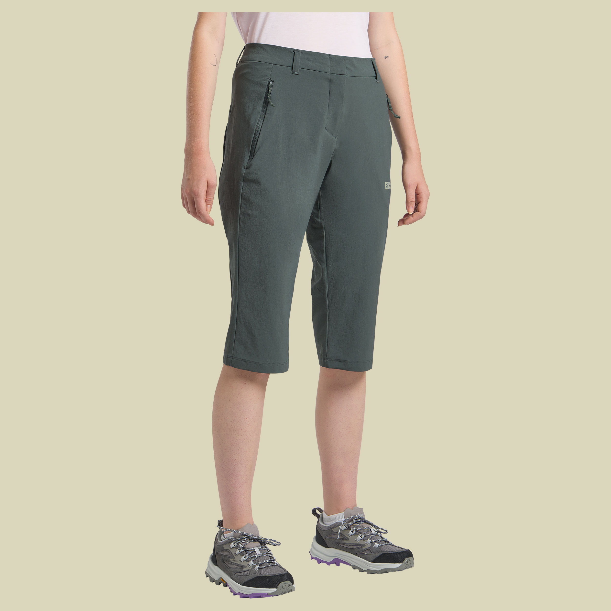 Hikeout ¾ Pants Women 36 grün - slate green