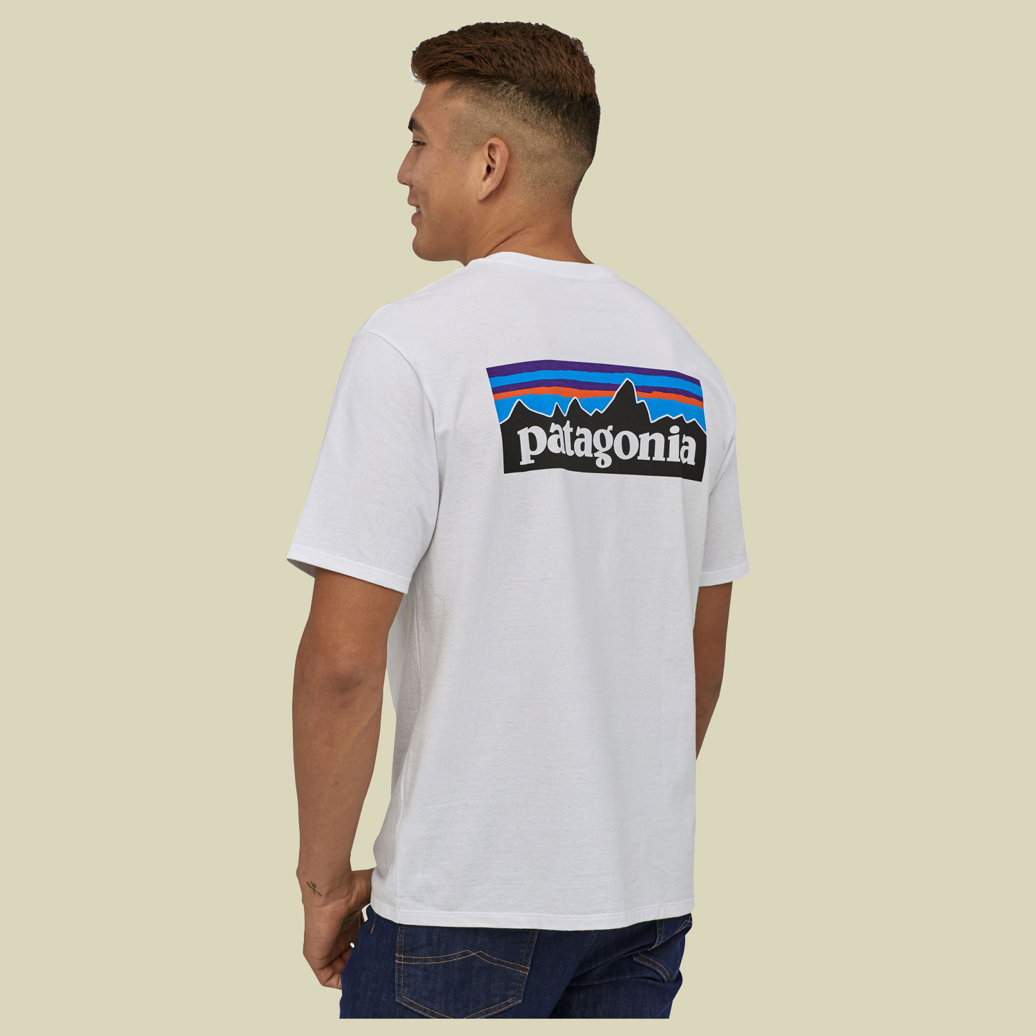 P-6 Logo Responsibili-Tee Men Größe L Farbe white