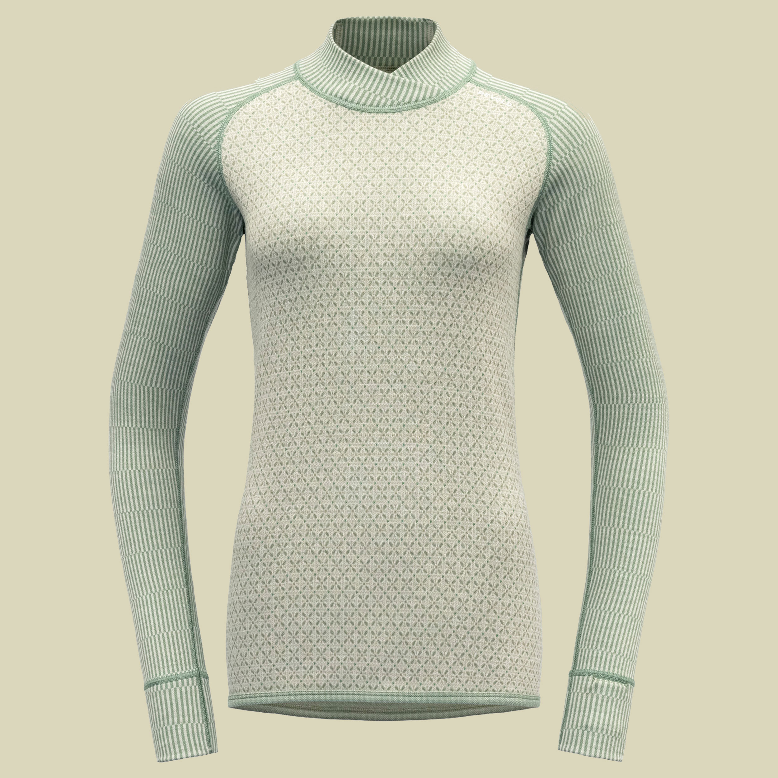 Kvitegga Merino 230 Cross Neck Woman raw white XL