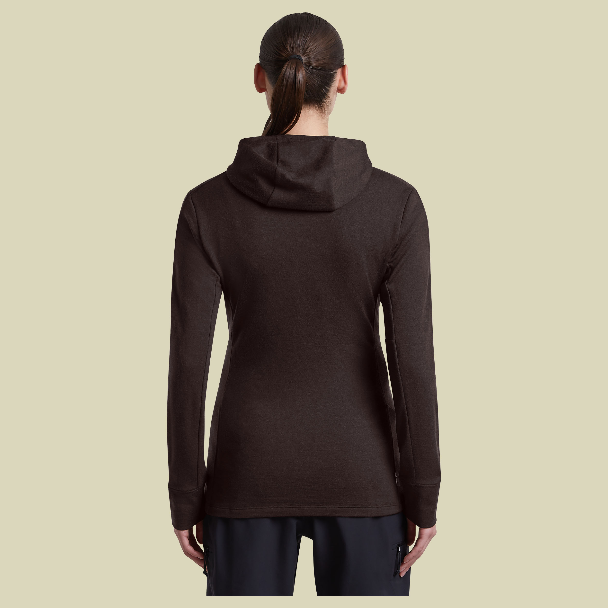 Merino 260 Quantum IV LS Zip Hoodie Women XL bittersweet