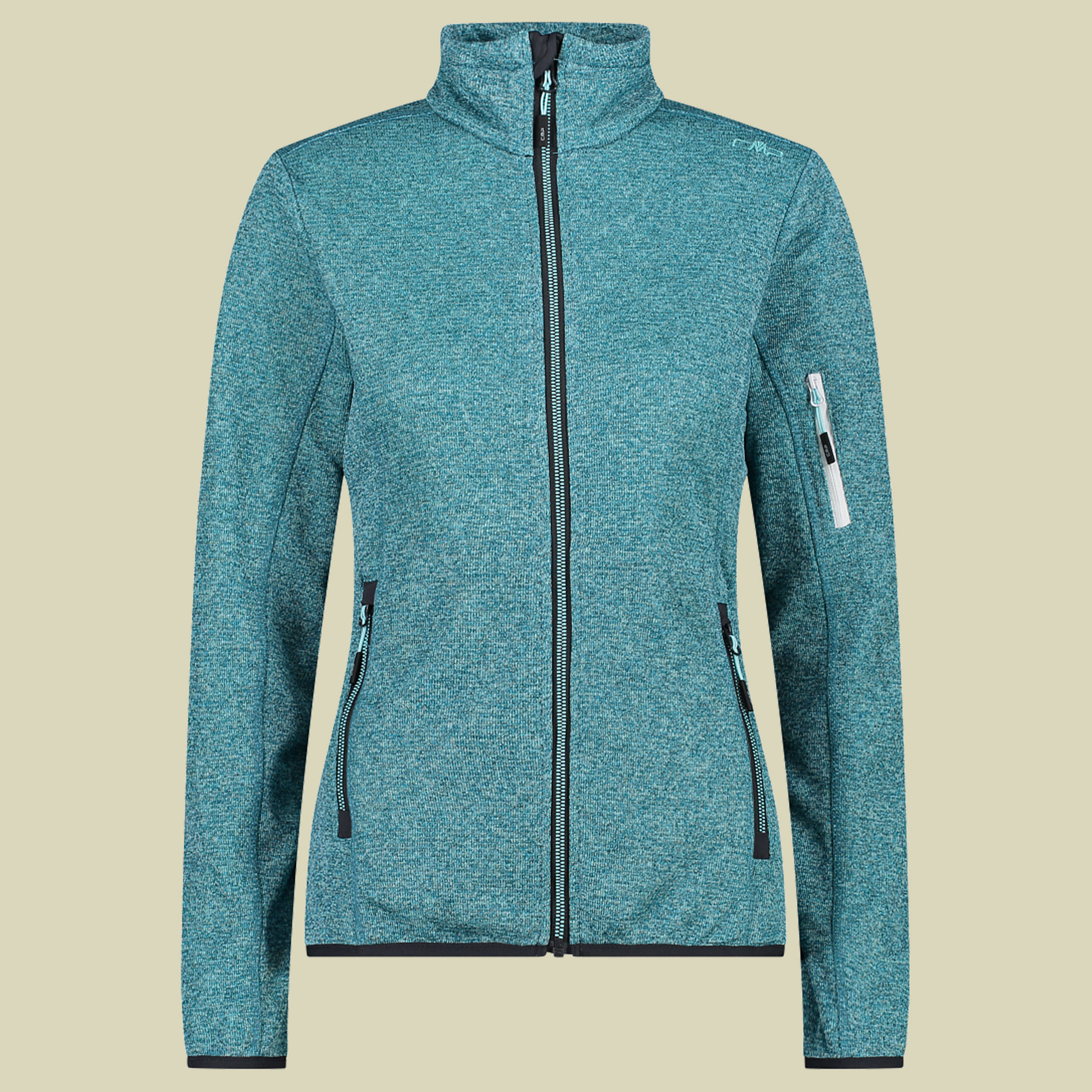 Woman Jacket Knitted + Mesh 30H5866 Größe 36 Farbe 08LL hawaian acqua