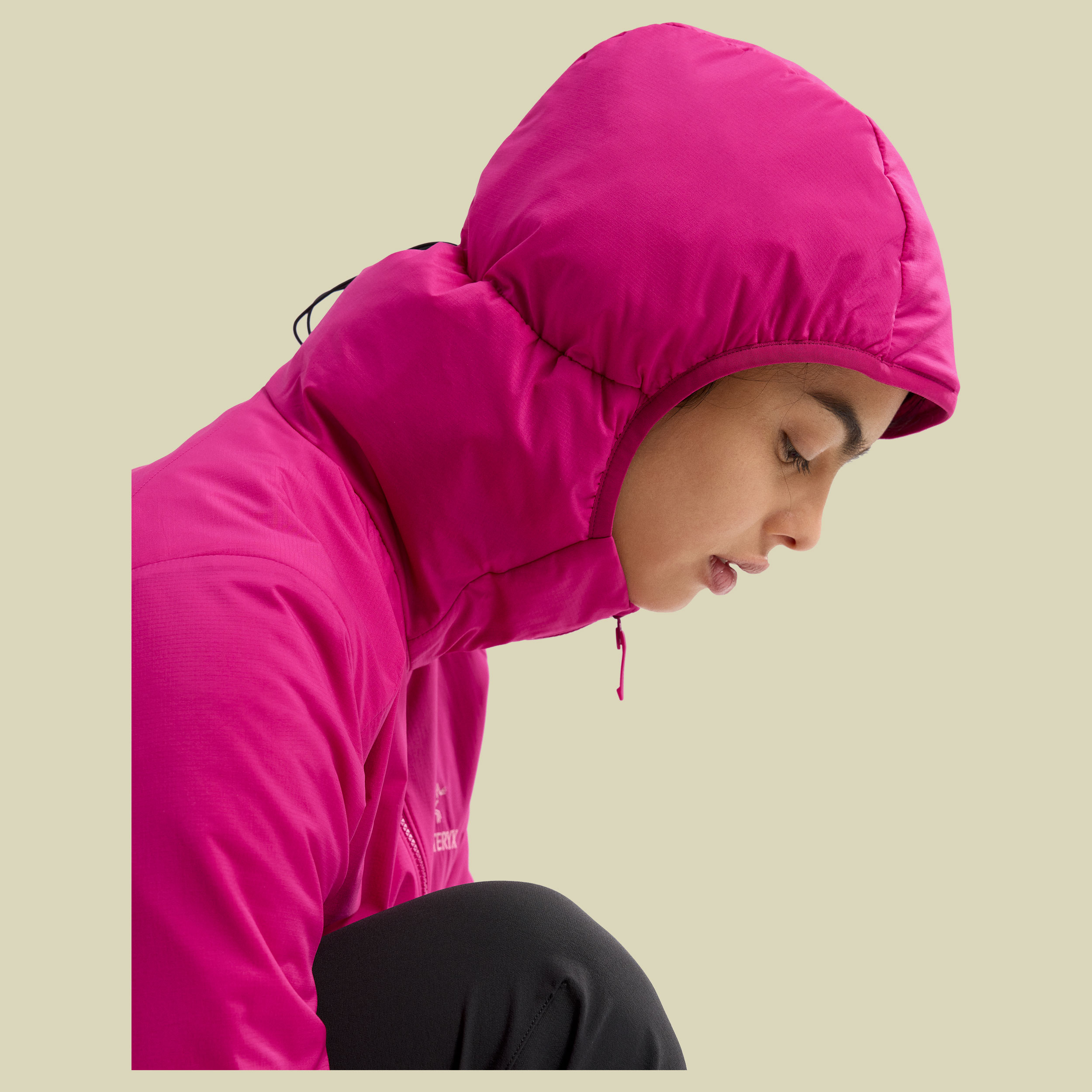 Atom Hoody Women pink S - amaranthus