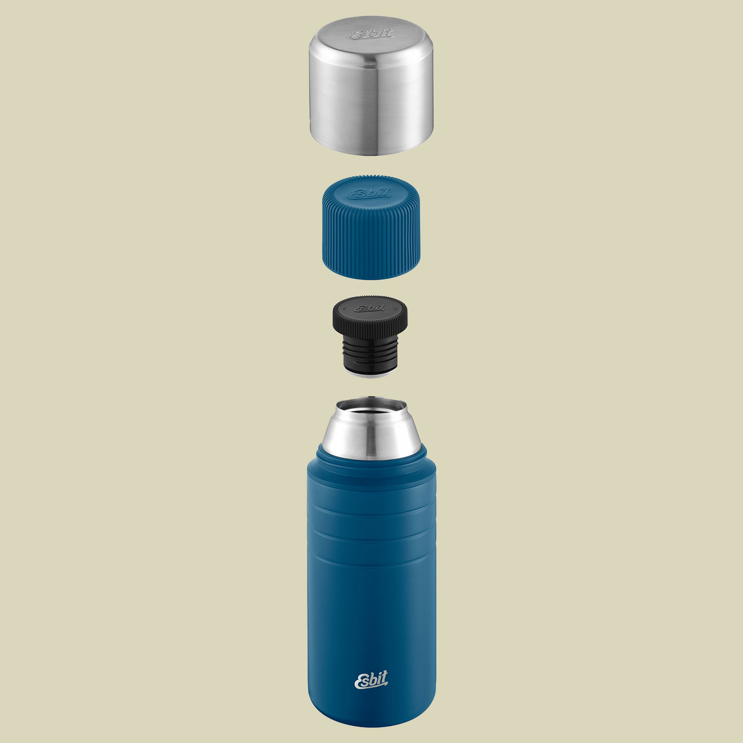 Majoris Isolierflasche Volumen 1,0 Farbe polar blue