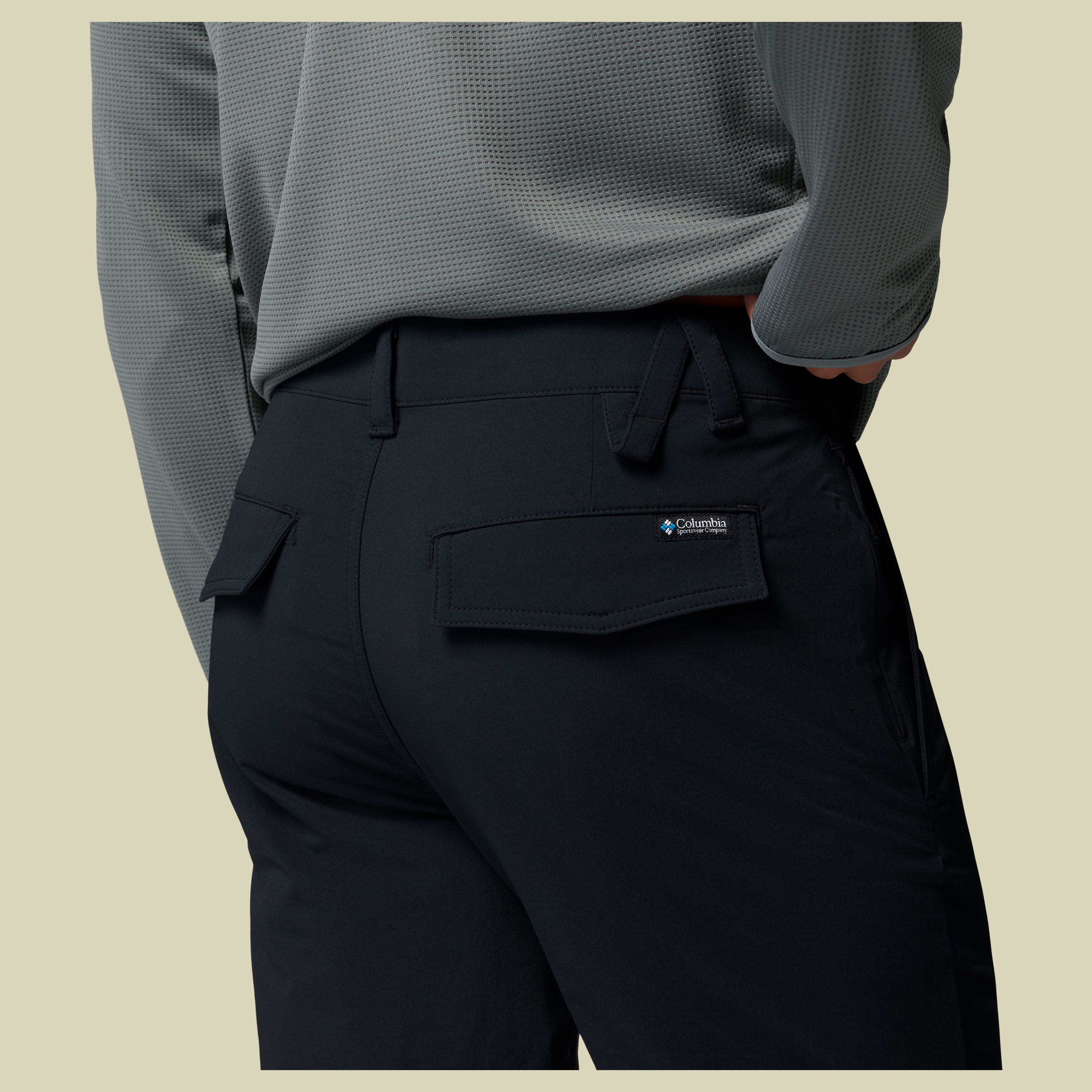 ROC Tech Warm Chino Men 38/32 schwarz - black
