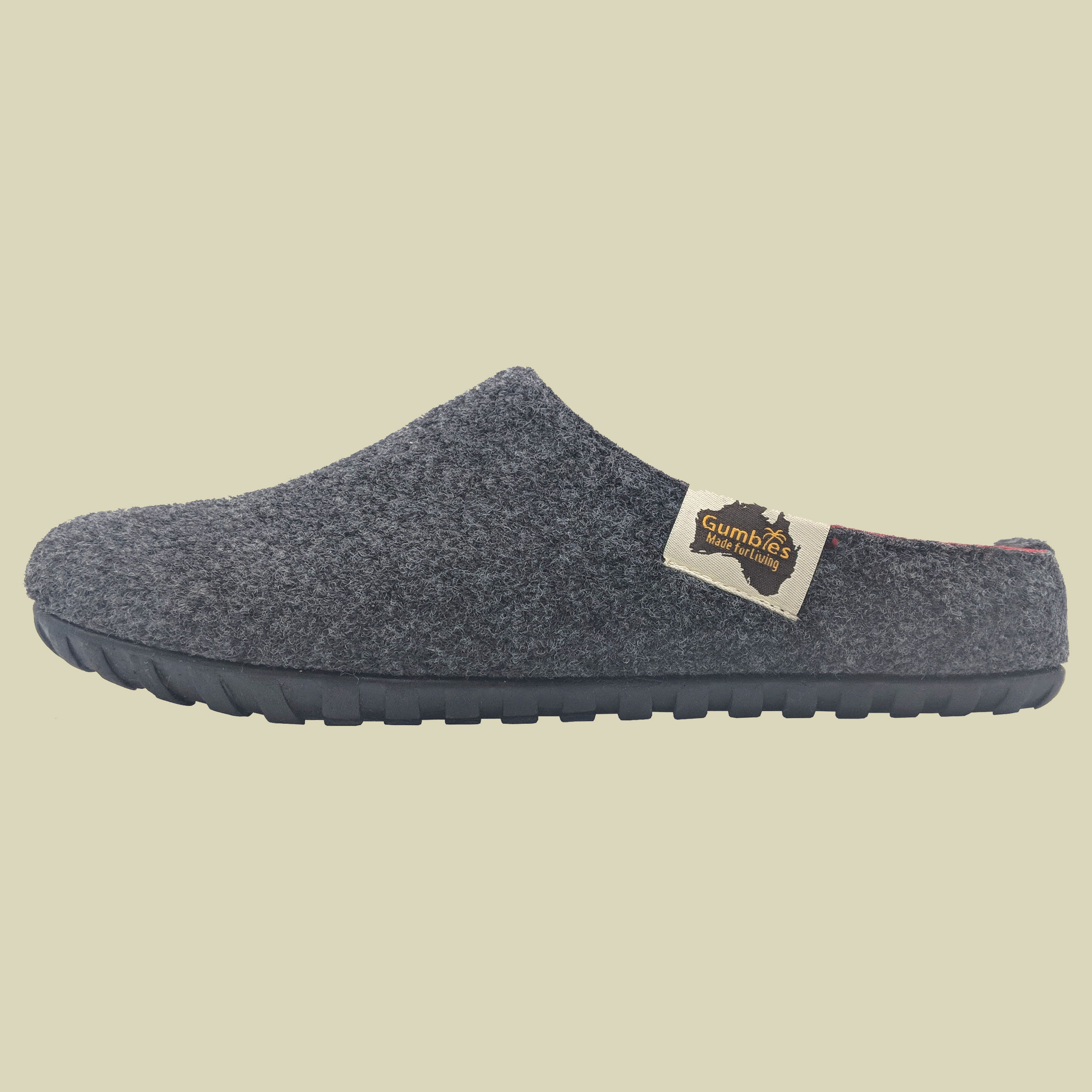 Outback Slipper Women Größe 40 Farbe charcoal/red