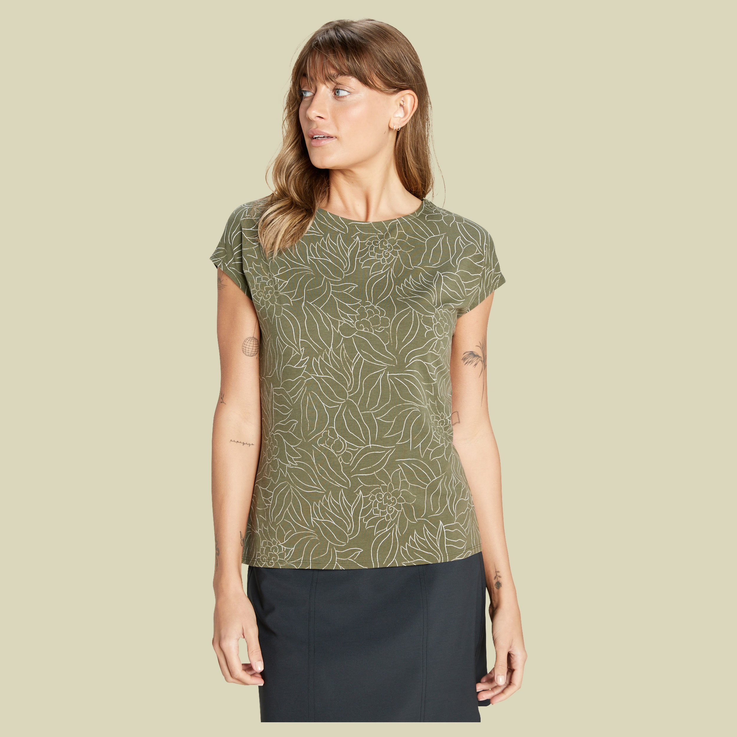 Neha Tee Women Größe S Farbe evergreen leaf