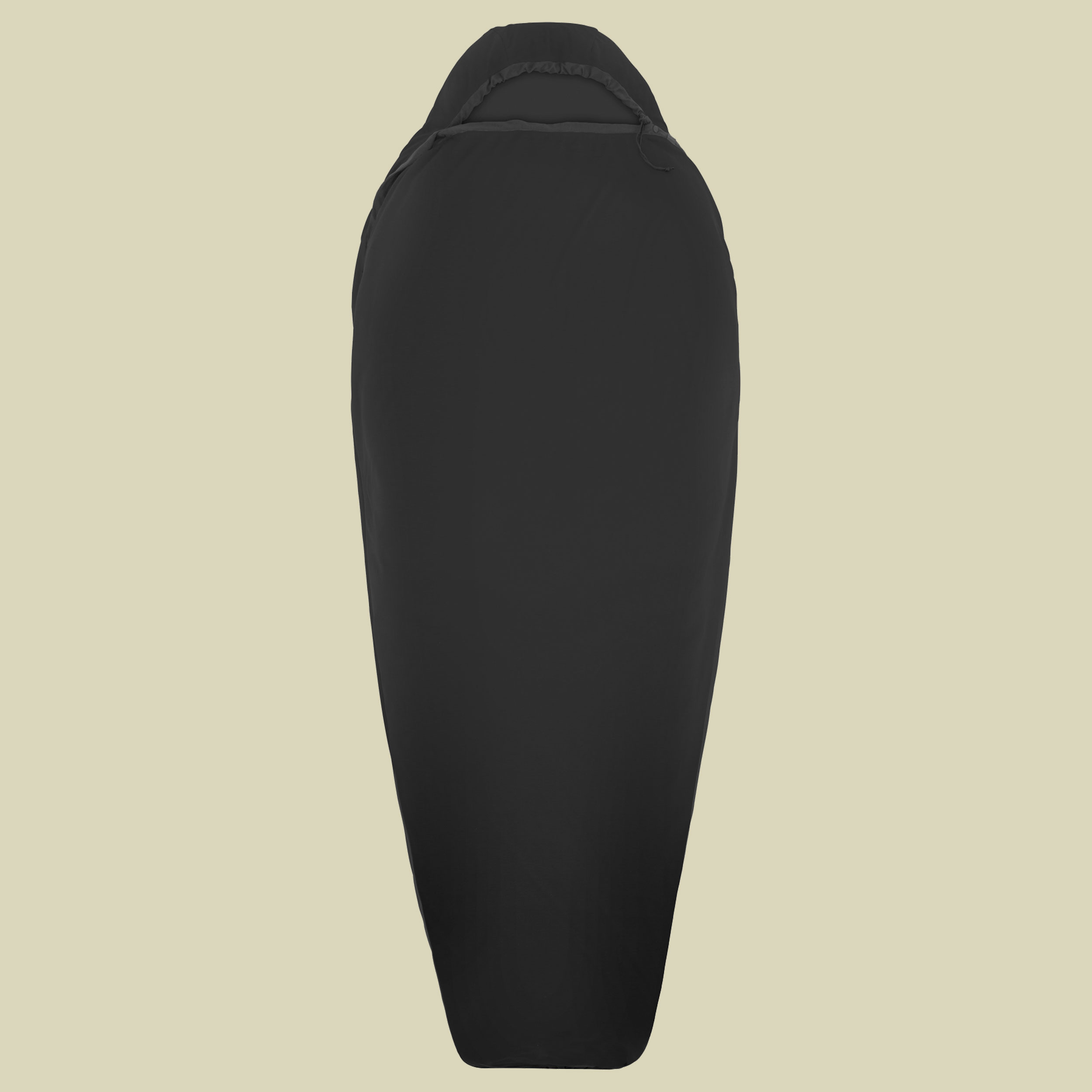 Reactor Sleeping Bag Liner - Mummy Standard schwarz - beluga black 