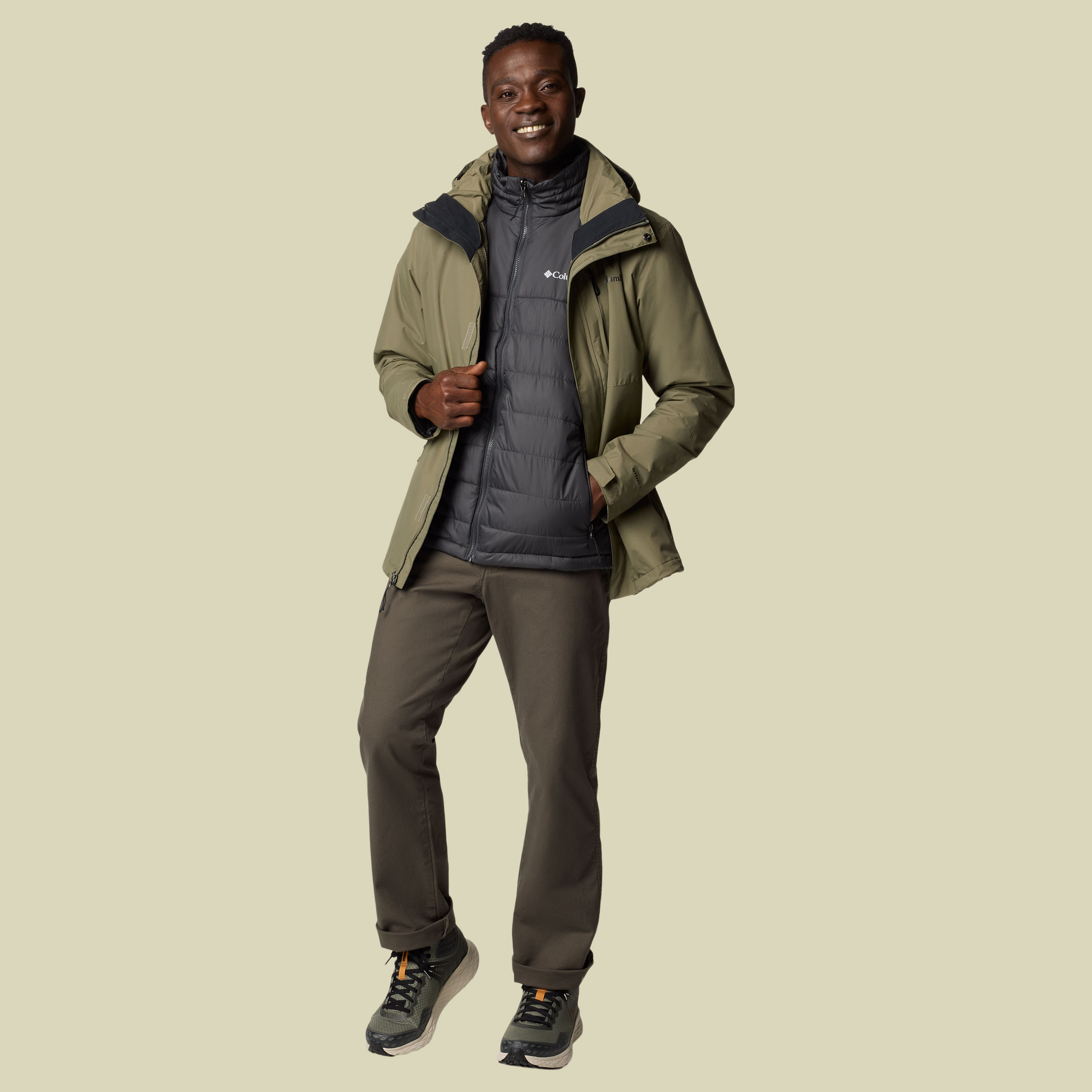 Element Blocker III Interchange-Jacket Men XXL grün - stone green