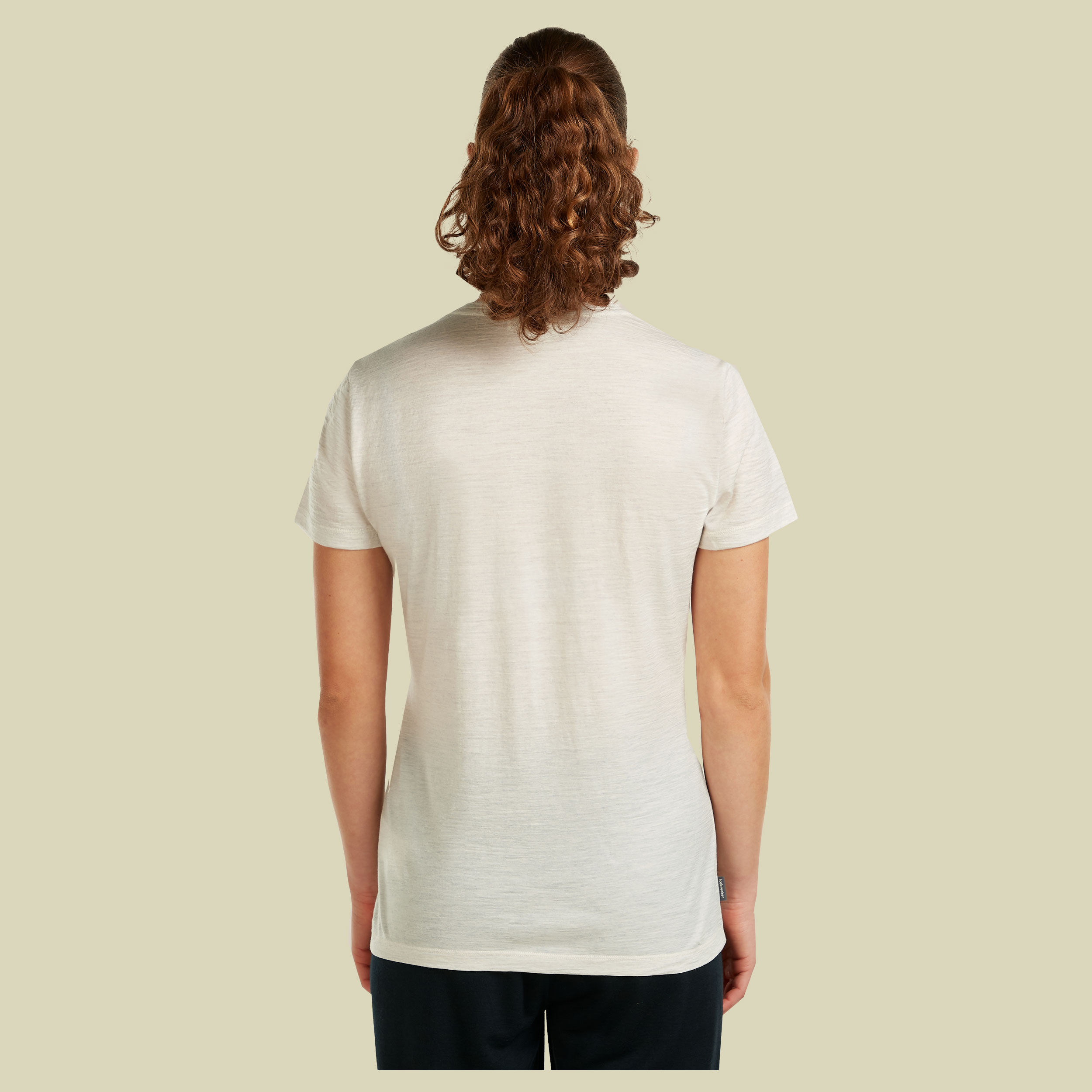 Merino 150 Tech Lite SS Tee Bird Transit Women XL beige - ecru heather