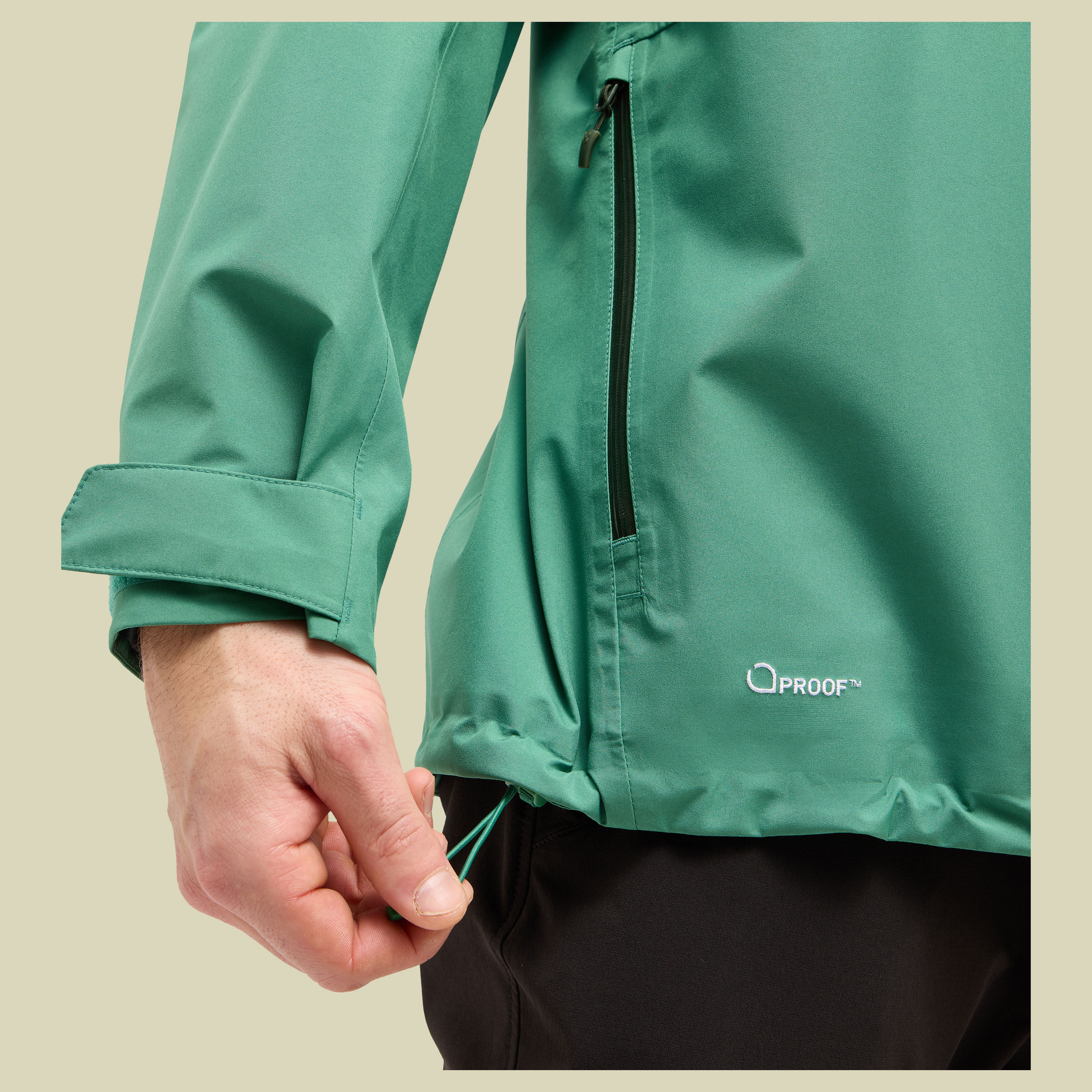 Front Proof Jacket Men grün XL - dk jelly green