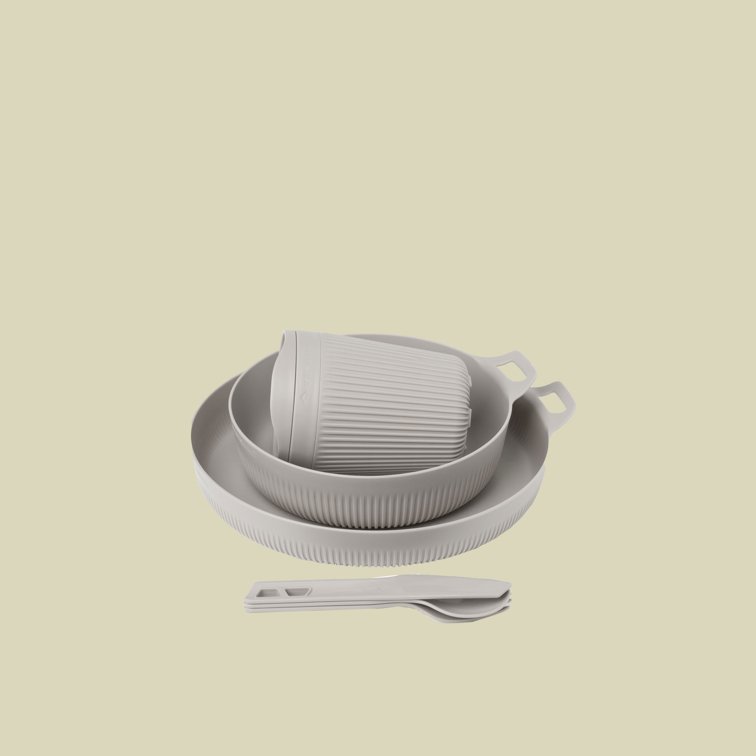 Horizon Dinnerware Set 6-teilig grau 3-teilig - Farbe moonstruck
