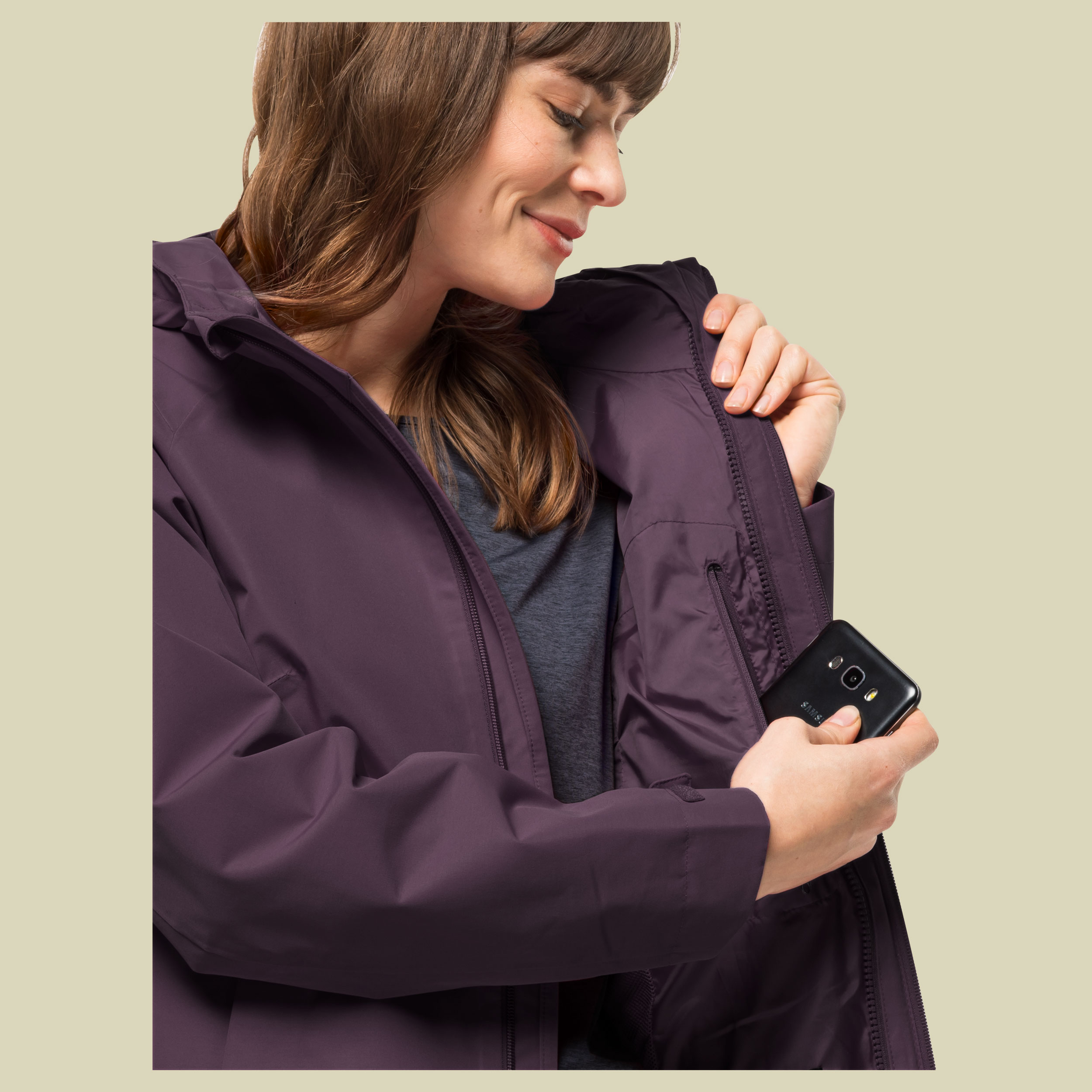 Besler 2L Jacket Women Größe S Farbe grapevine