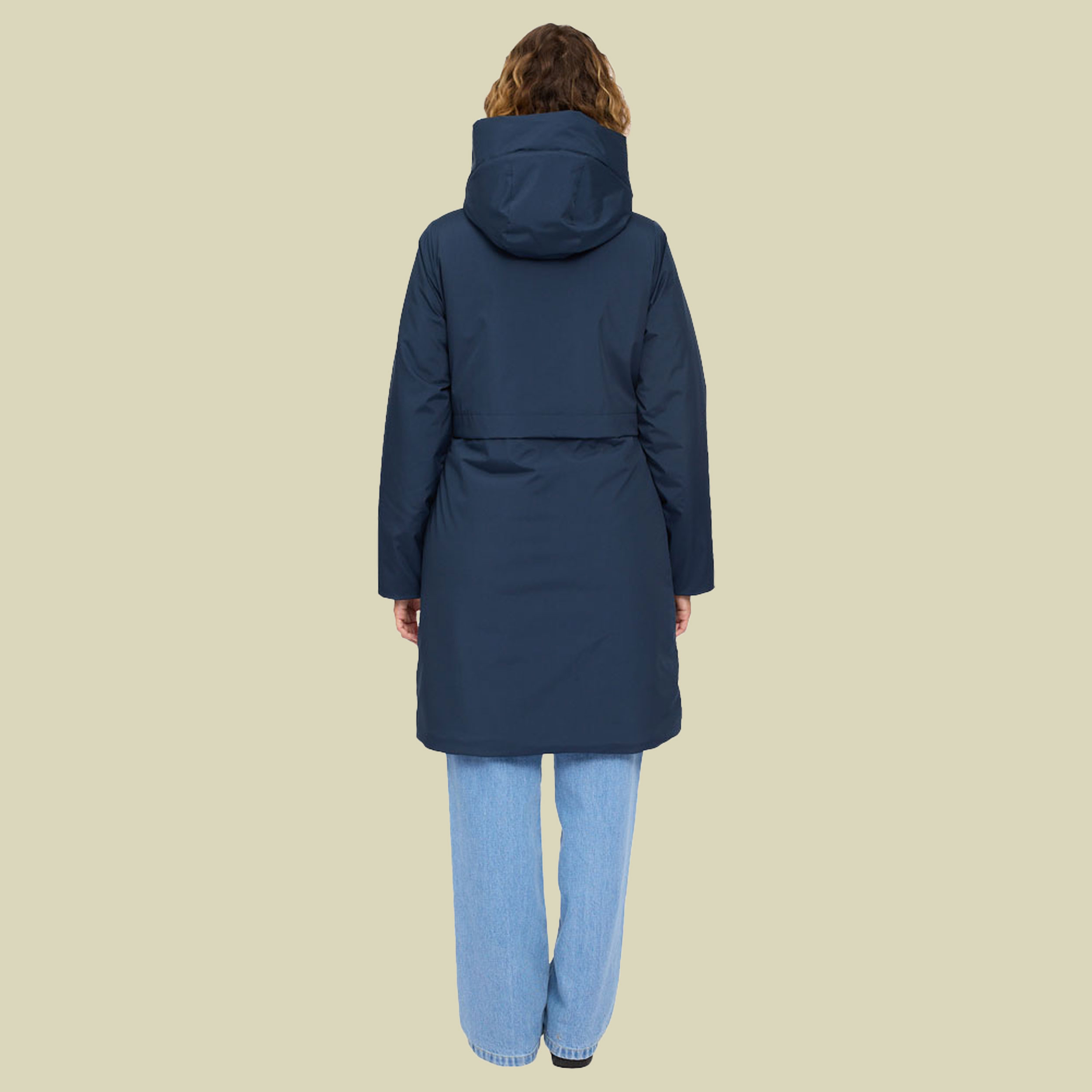 Basic Padded Parka Women S blau - Farbe dark navy