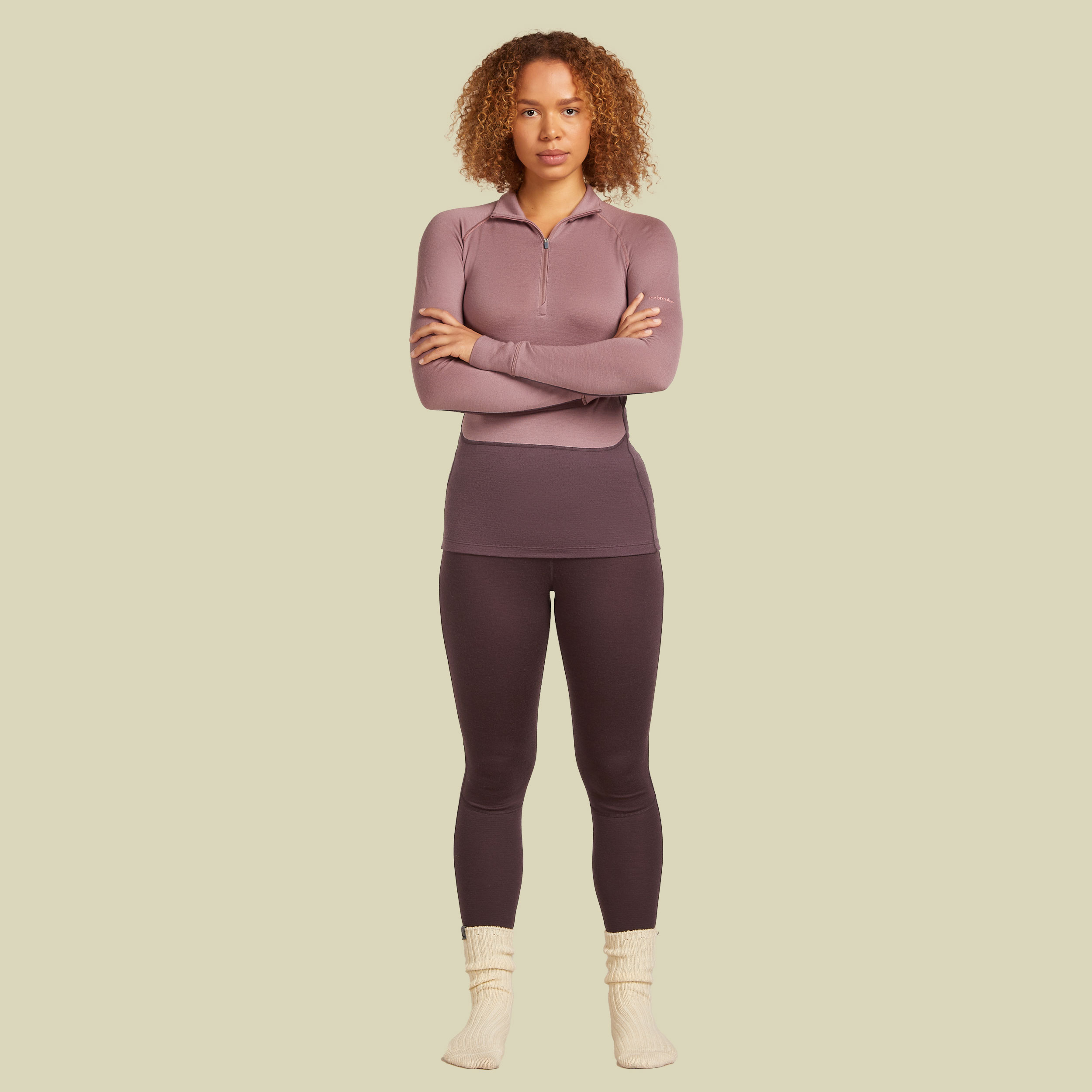 Merino 260 ZoneKnit™ LS Half Zip Women XL braun - java/summit/CB