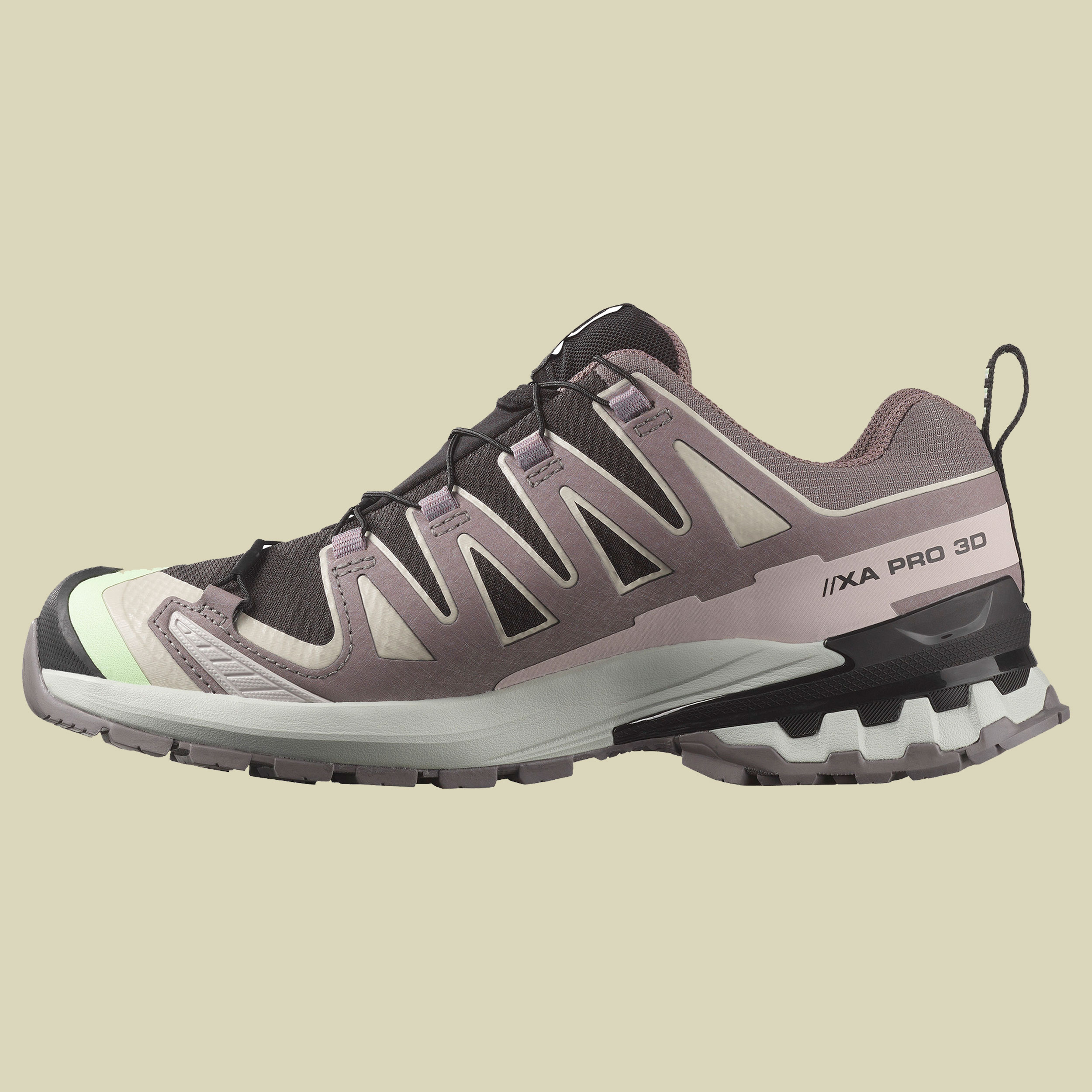 XA PRO 3D V9 GTX Women mehrfarbig 4 UK 8 - Farbe black/patina green/gray violet