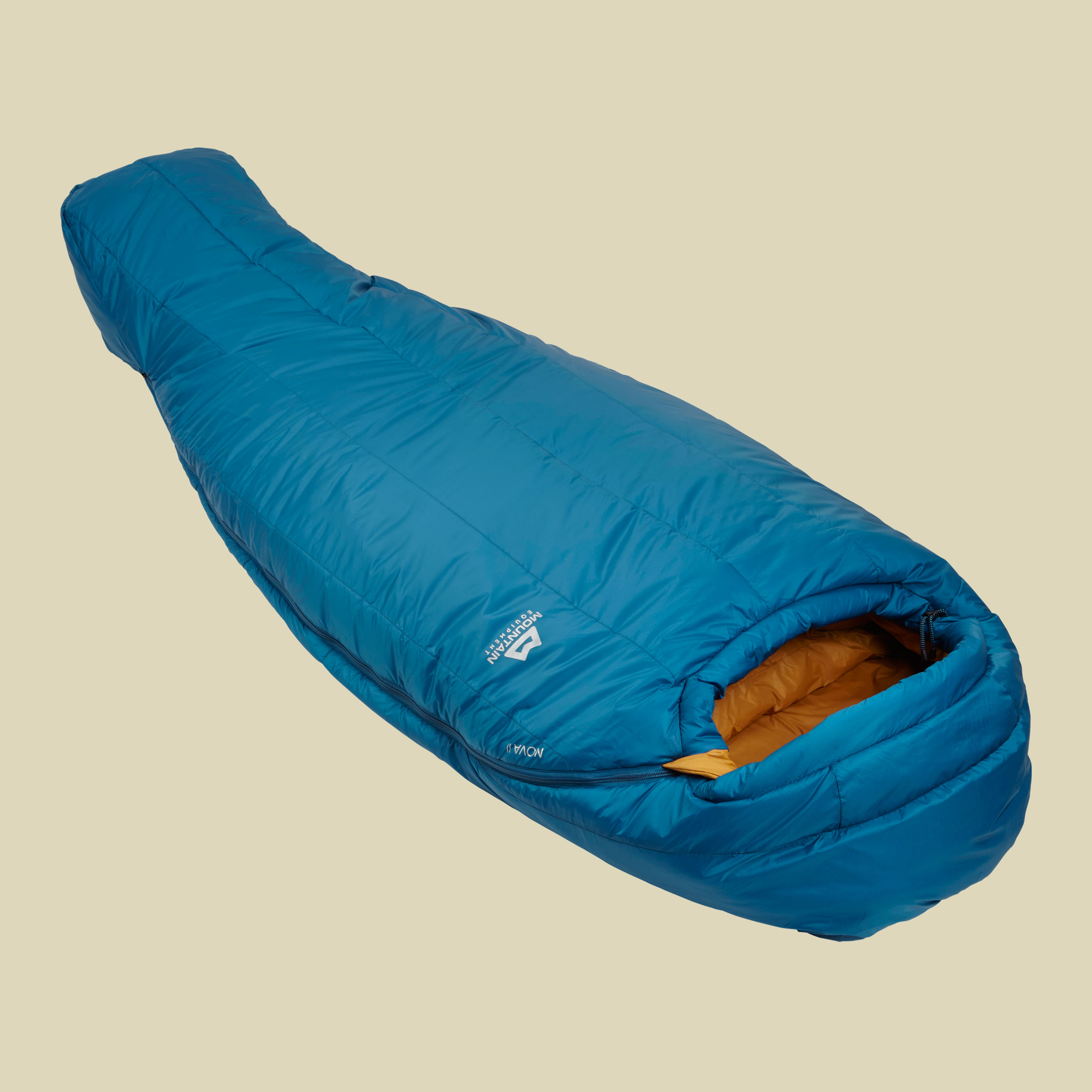 Nova II Women  bis Körpergröße Schlafsack 175 cm cm Farbe ink/pumpkin spice, Reißverschluss Schlafsack links